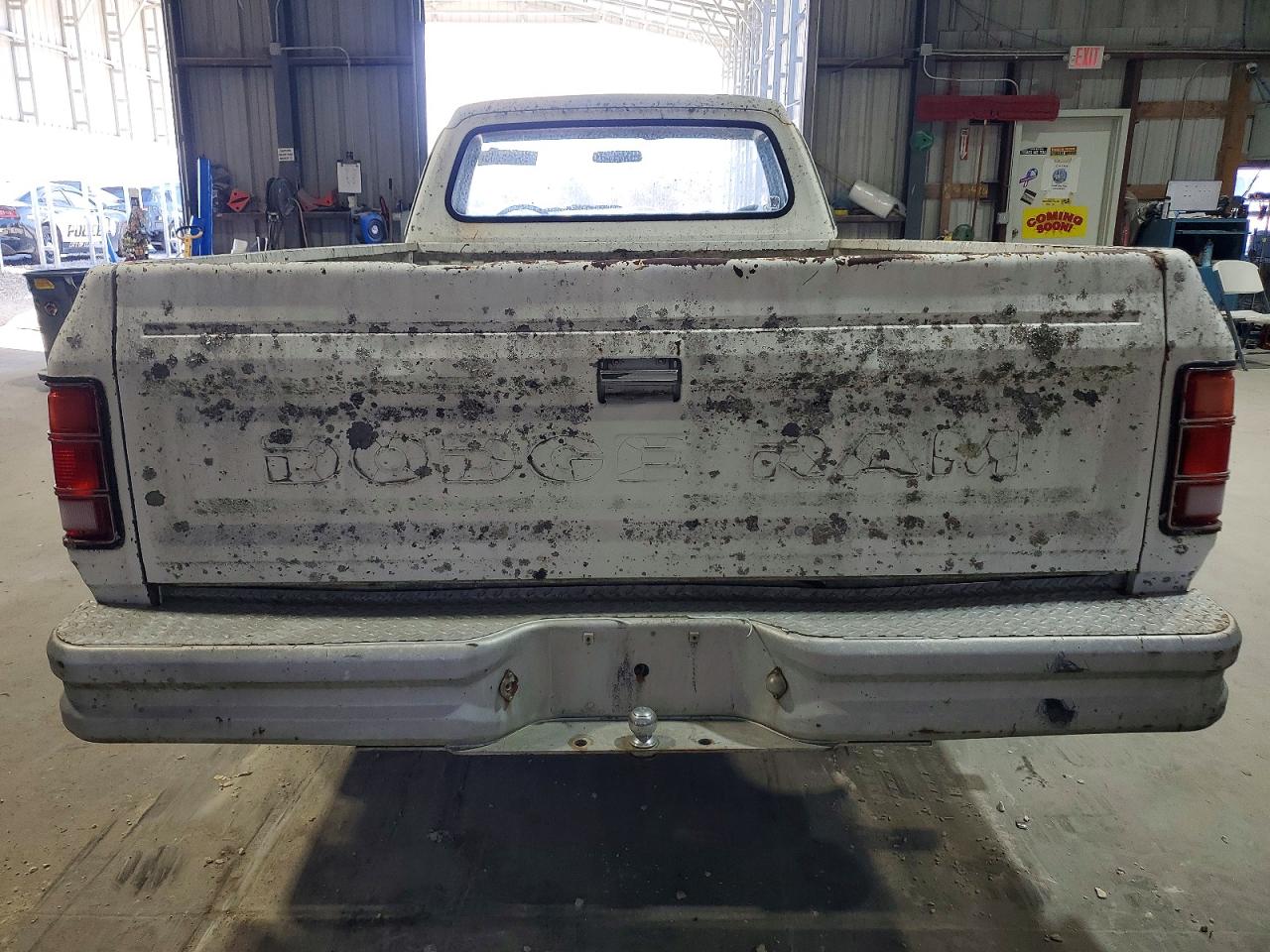 1984 Dodge D-series D150 White vin: 1B7FD14T1ES363265