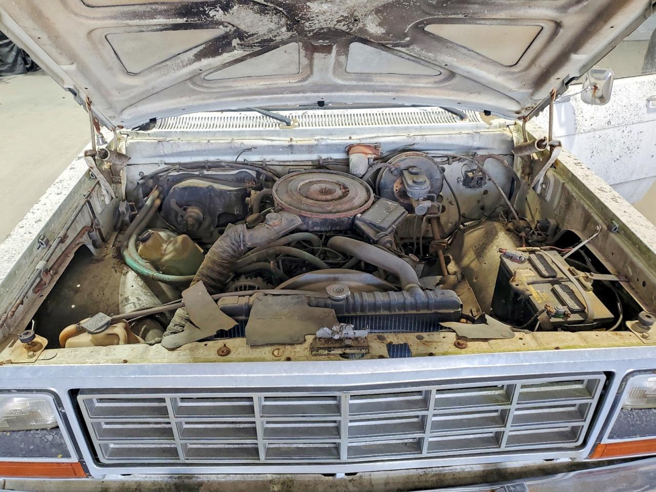 1984 Dodge D-series D150 White vin: 1B7FD14T1ES363265