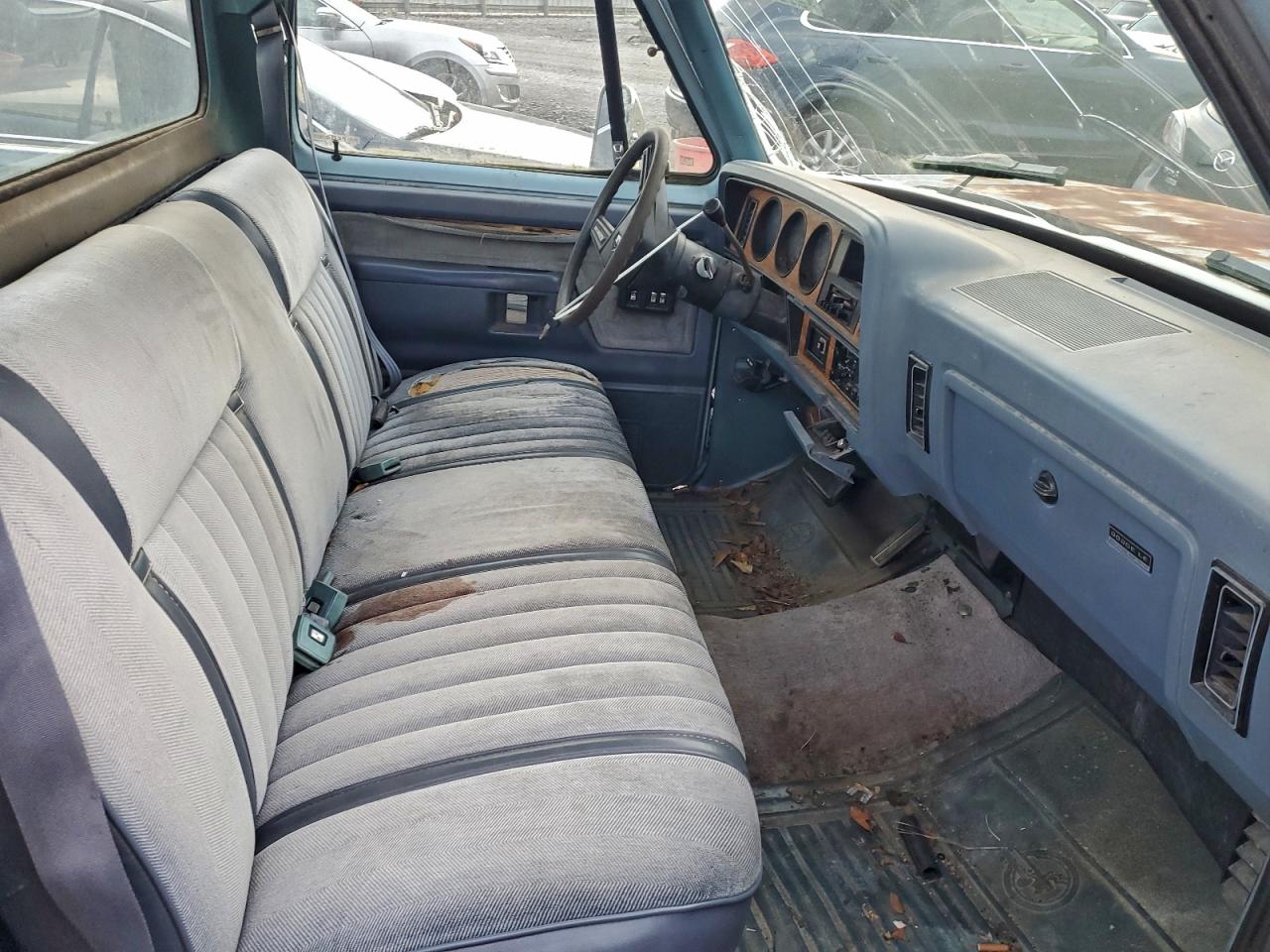 1987 Dodge D-series D150 Blue vin: 1B7FD14T2HS511430