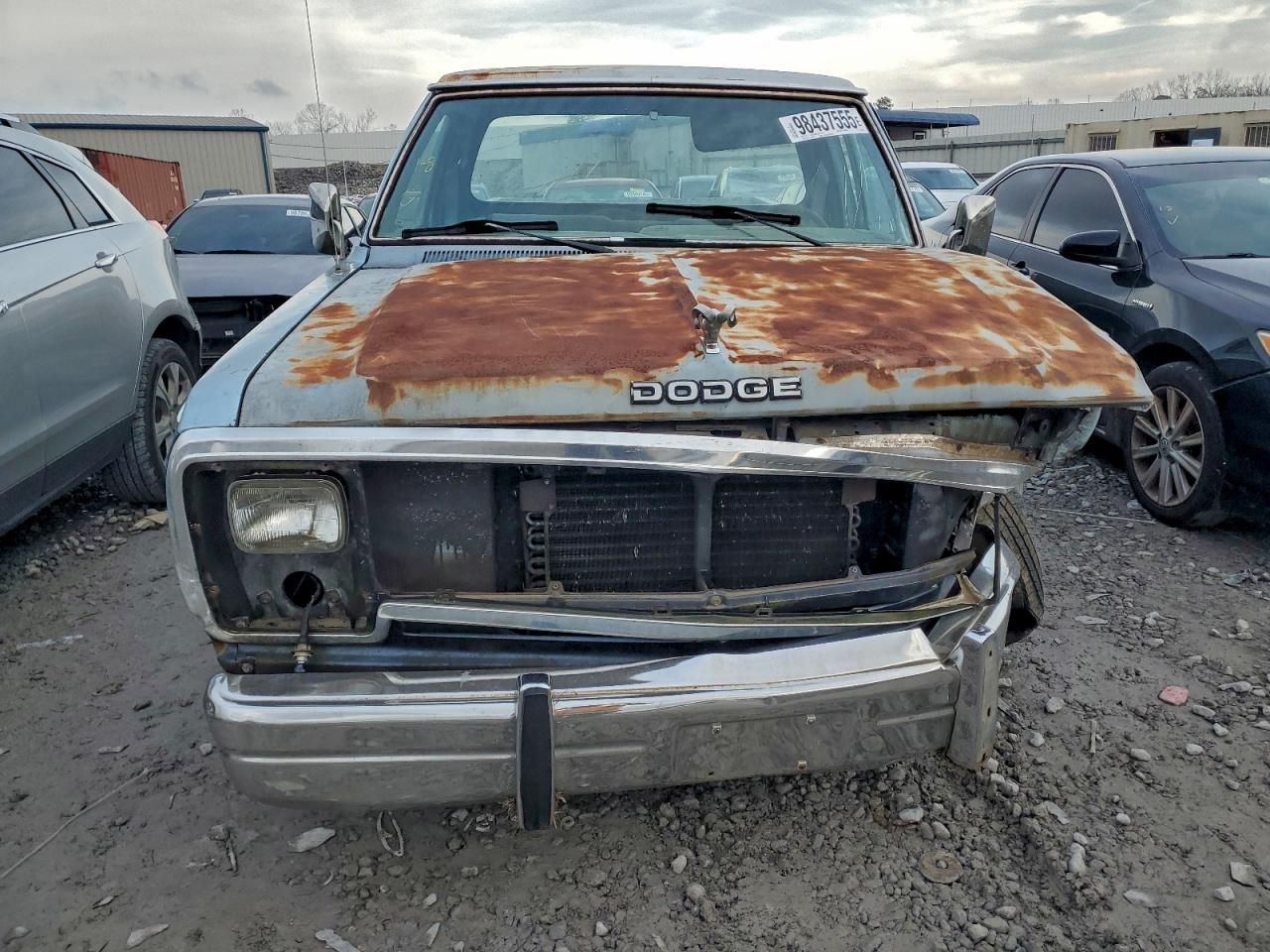1987 Dodge D-series D150 Blue vin: 1B7FD14T2HS511430