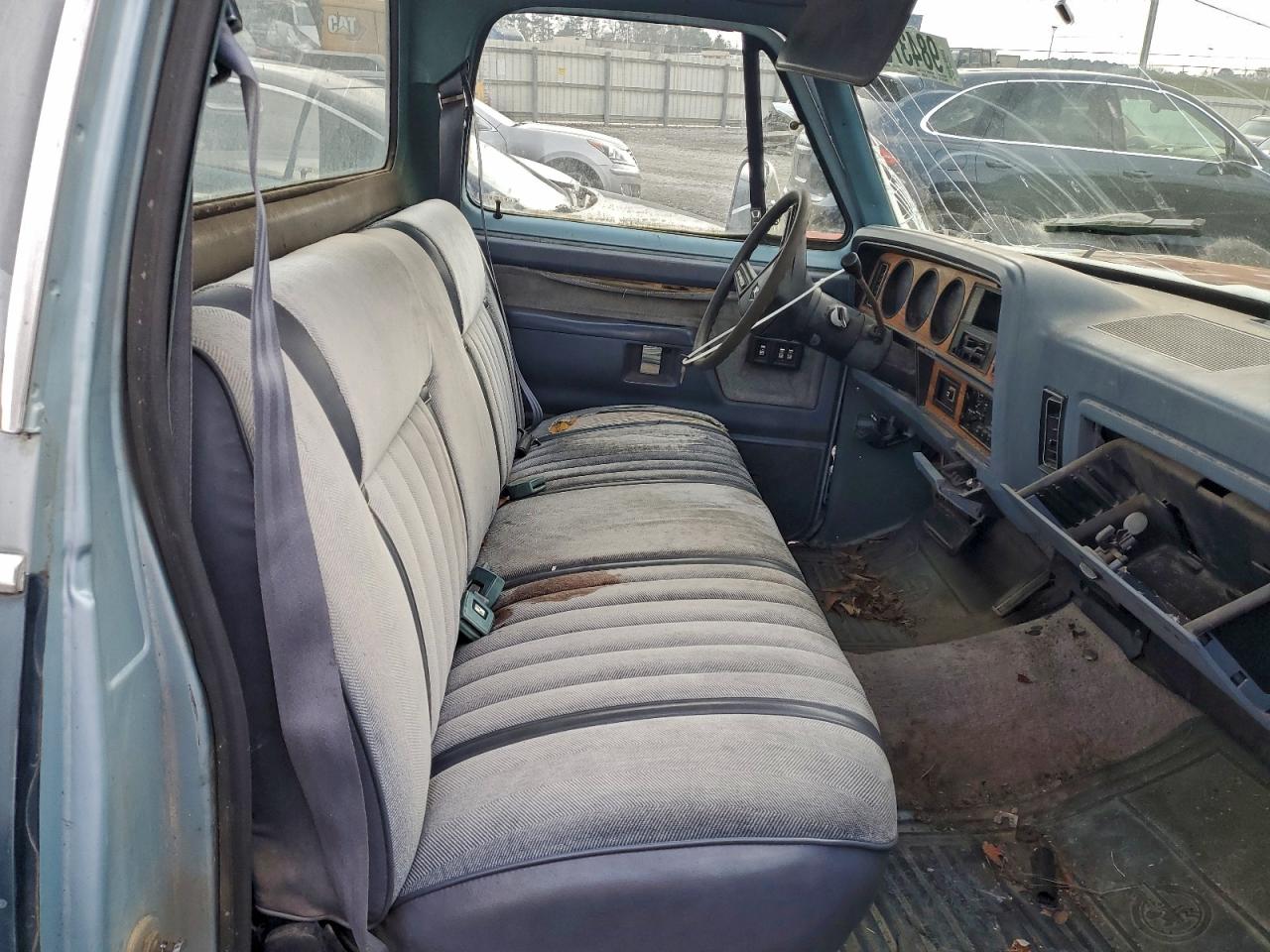 1987 Dodge D-series D150 Blue vin: 1B7FD14T2HS511430