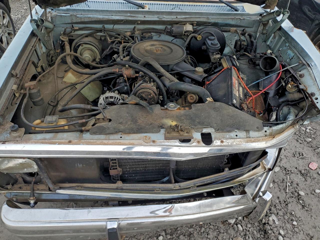 1987 Dodge D-series D150 Blue vin: 1B7FD14T2HS511430
