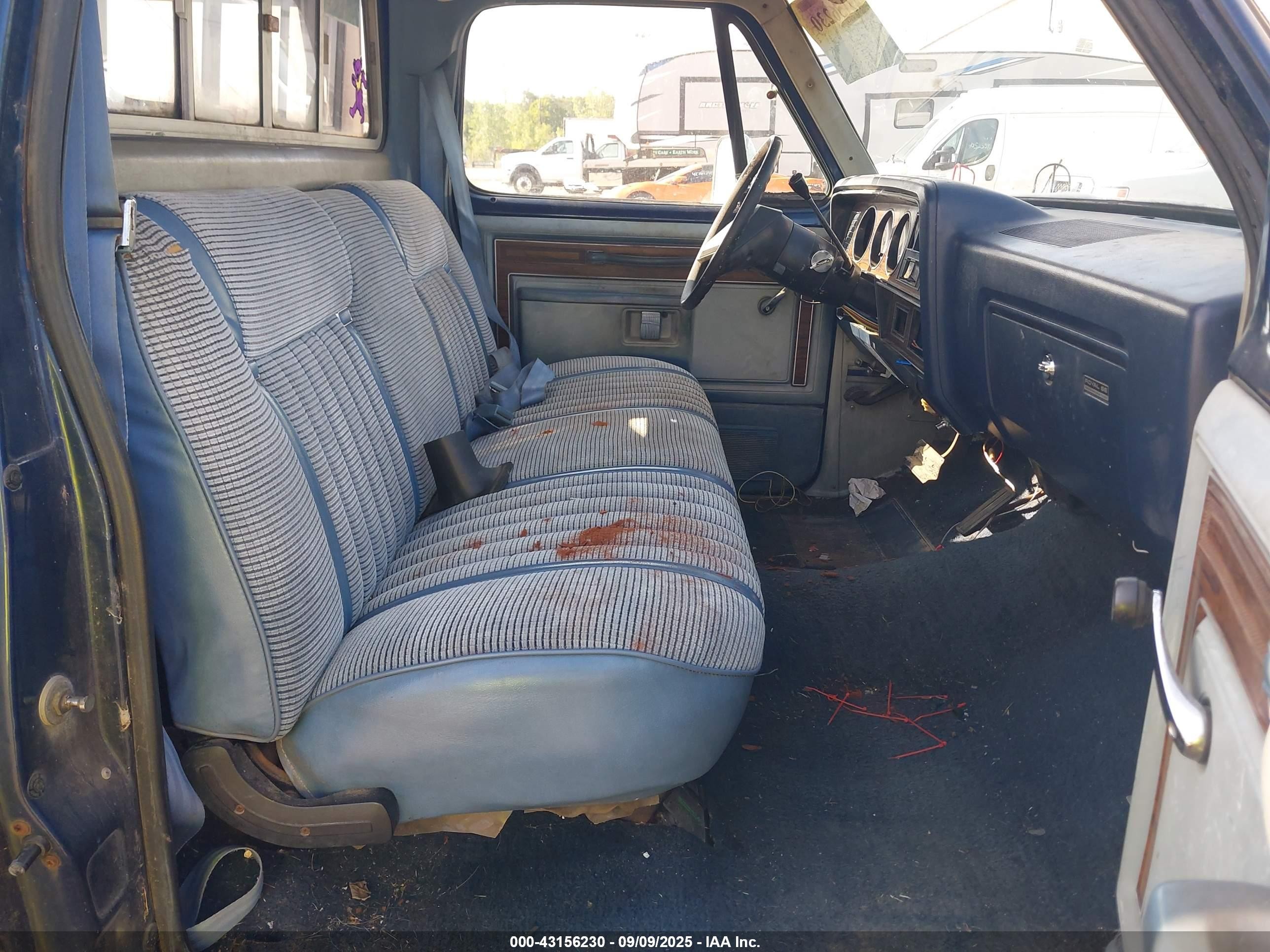 1985 Dodge D-series D100/d150 Blue vin: 1B7FD14T5FS507515