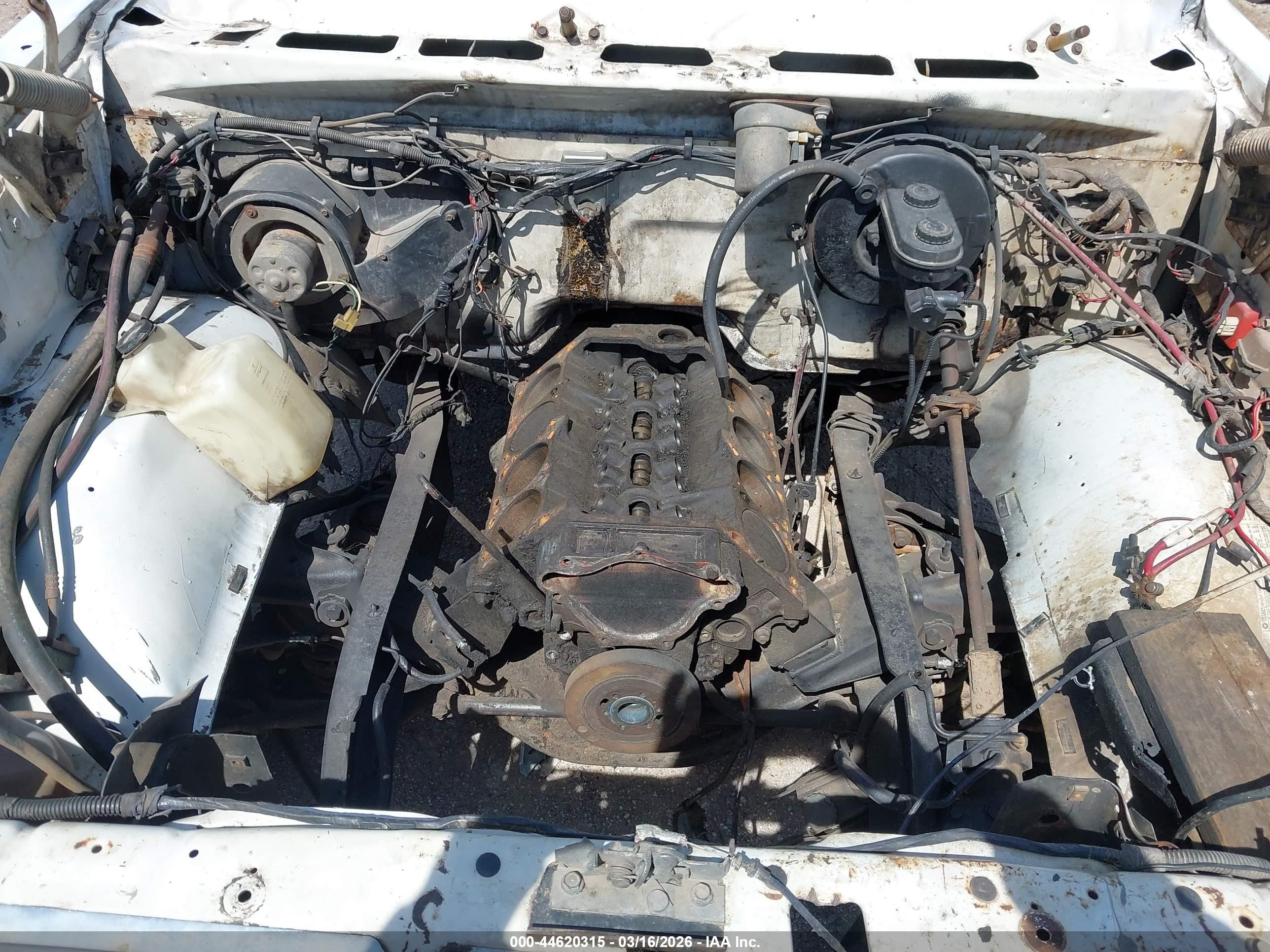 1984 Dodge D-series D150 White vin: 1B7FD14TXES212358