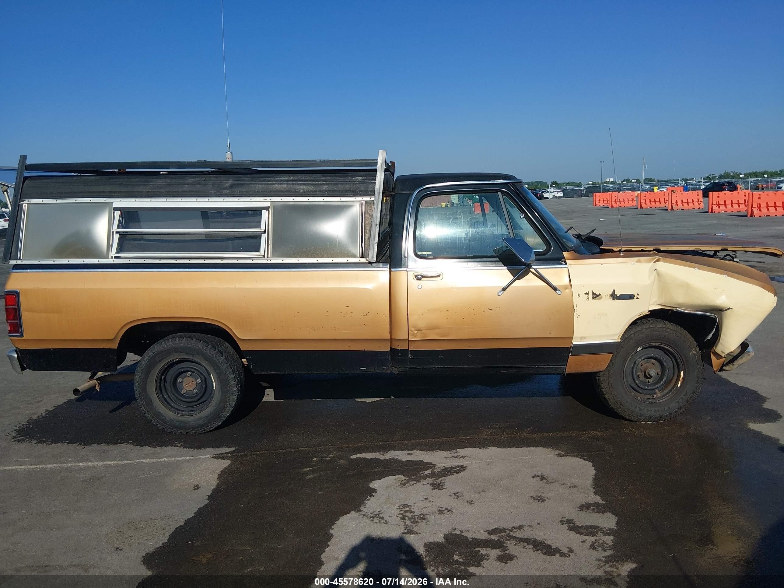 1985 Dodge D-series D100/d150 Brown vin: 1B7FD14TXFS706477
