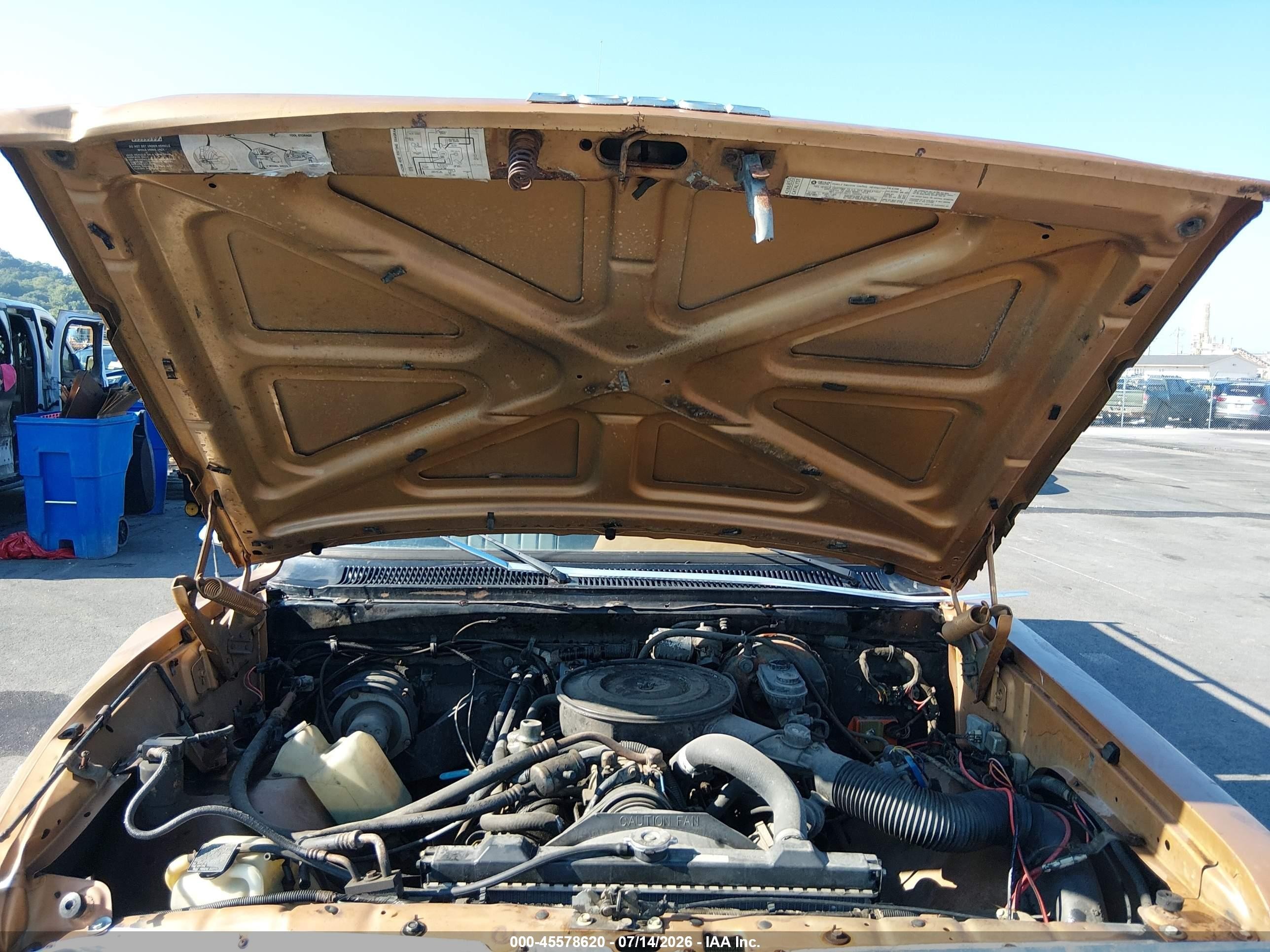 1985 Dodge D-series D100/d150 Brown vin: 1B7FD14TXFS706477