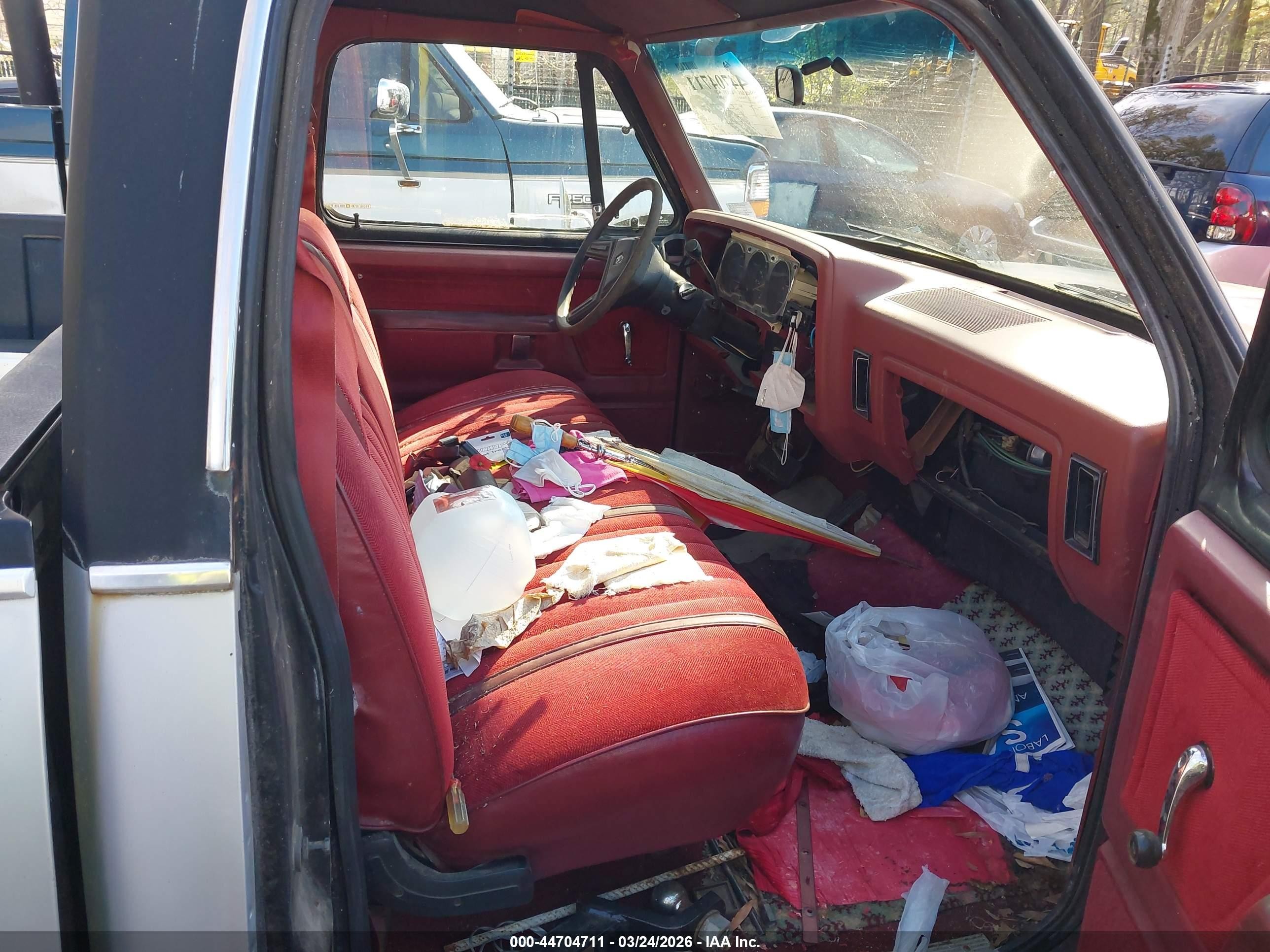 1987 Dodge D-series D150 Black vin: 1B7FD14TXHS382739