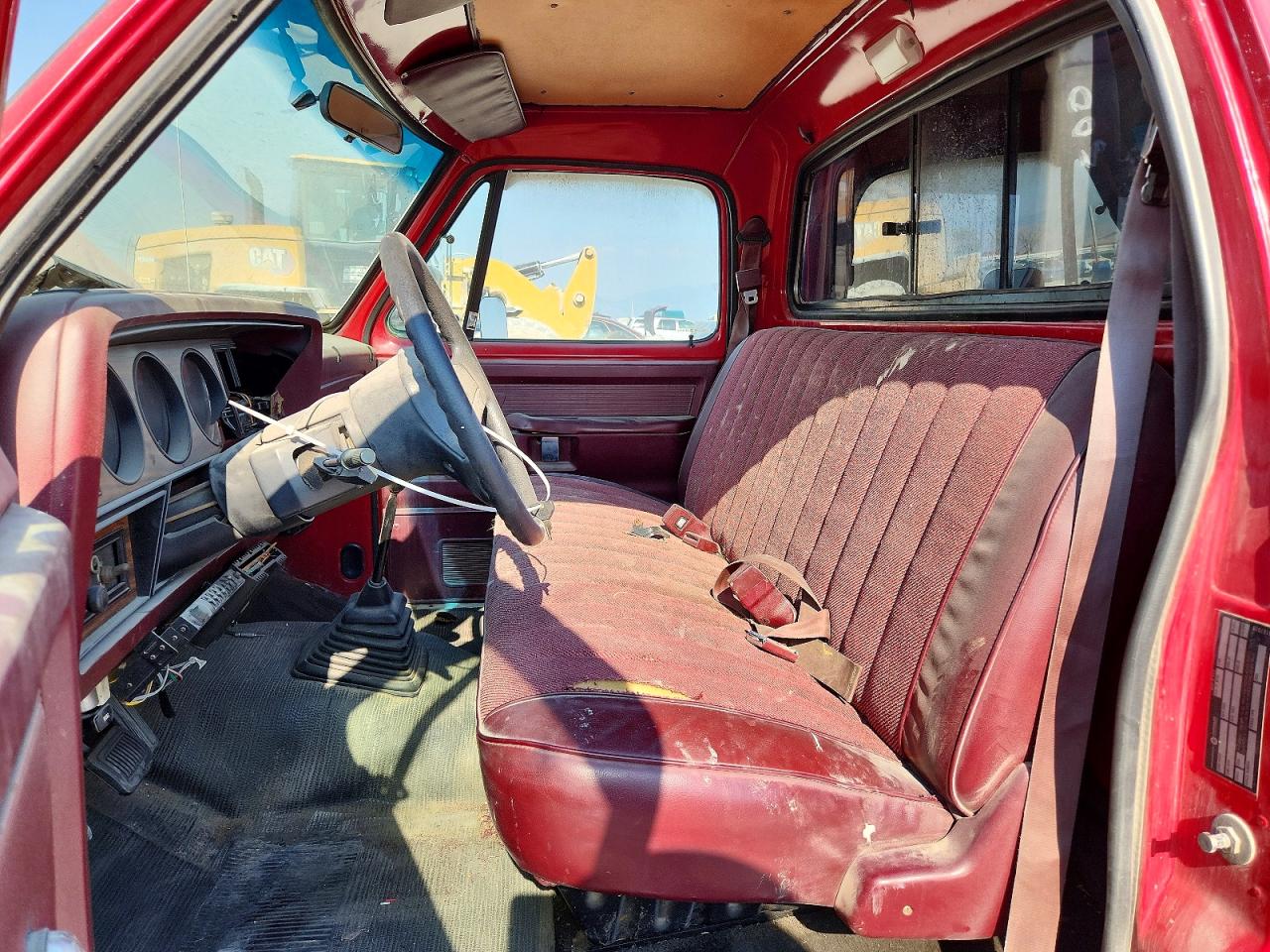 1989 Dodge D-series D100 Red vin: 1B7FE06X6KS086146