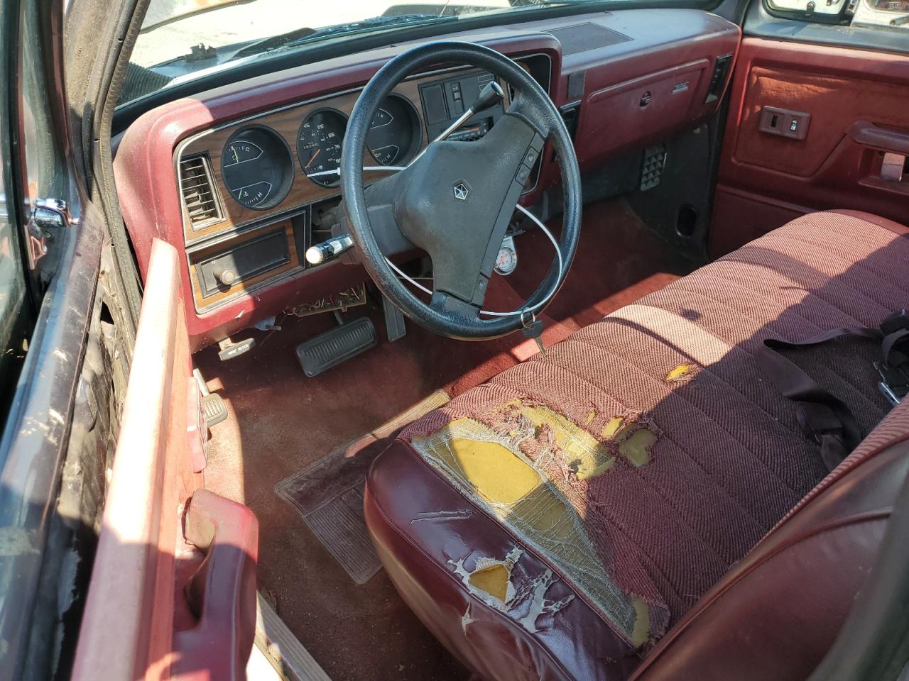 1989 Dodge D-series Gray vin: 1B7FE06Y1KS178502