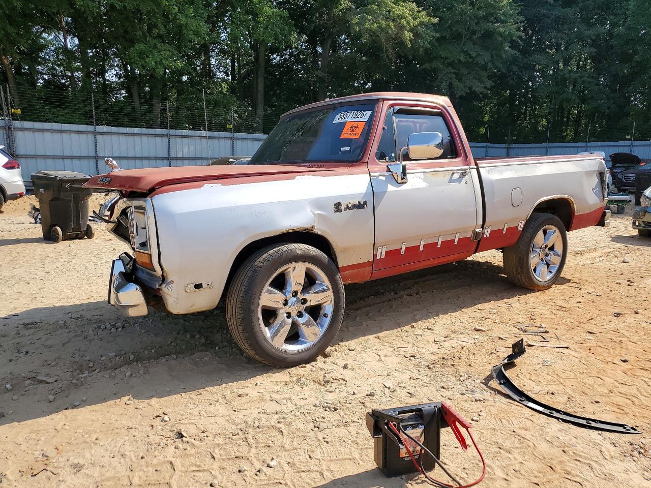 1989 Dodge D-series D150 Two Tone vin: 1B7FE16YXKS113296