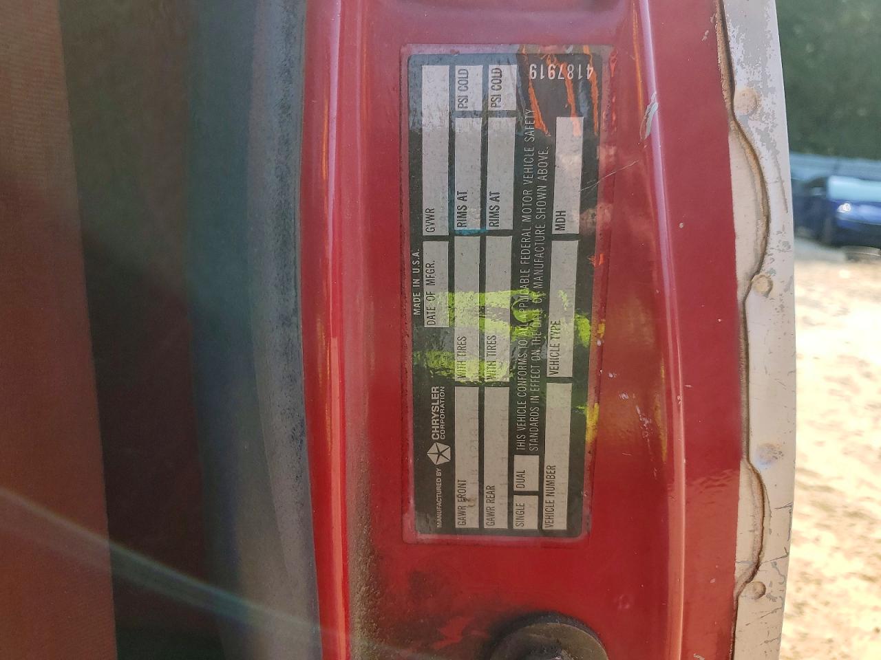 1989 Dodge D-series D150 Two Tone vin: 1B7FE16YXKS113296