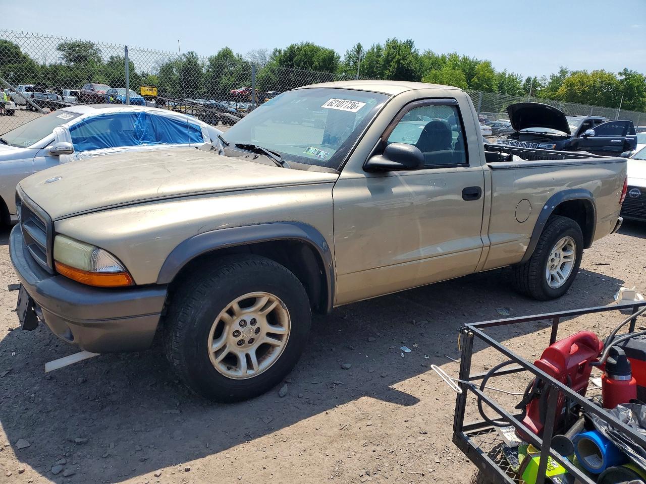 2002 Dodge Dakota Base, Sxt Золотой vin: 1B7FL16X12S590325