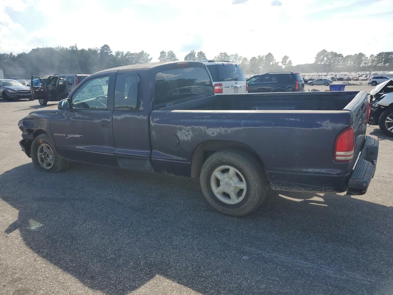 1998 Dodge Dakota Синий vin: 1B7FL22P5WS745931