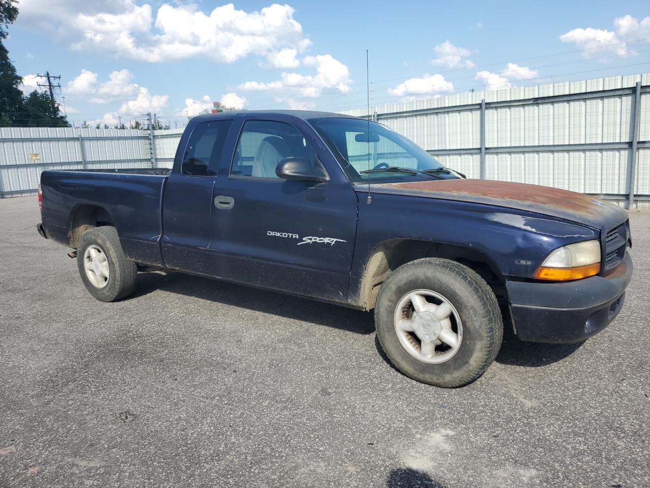 1998 Dodge Dakota Синий vin: 1B7FL22P5WS745931