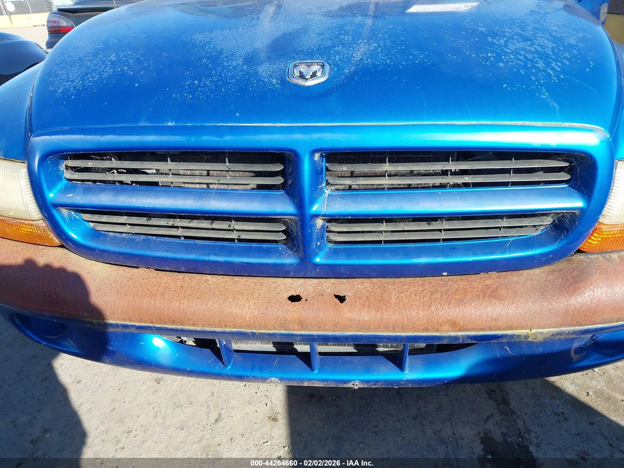1998 Dodge Dakota Slt/sport Blue vin: 1B7FL22PXWS553954