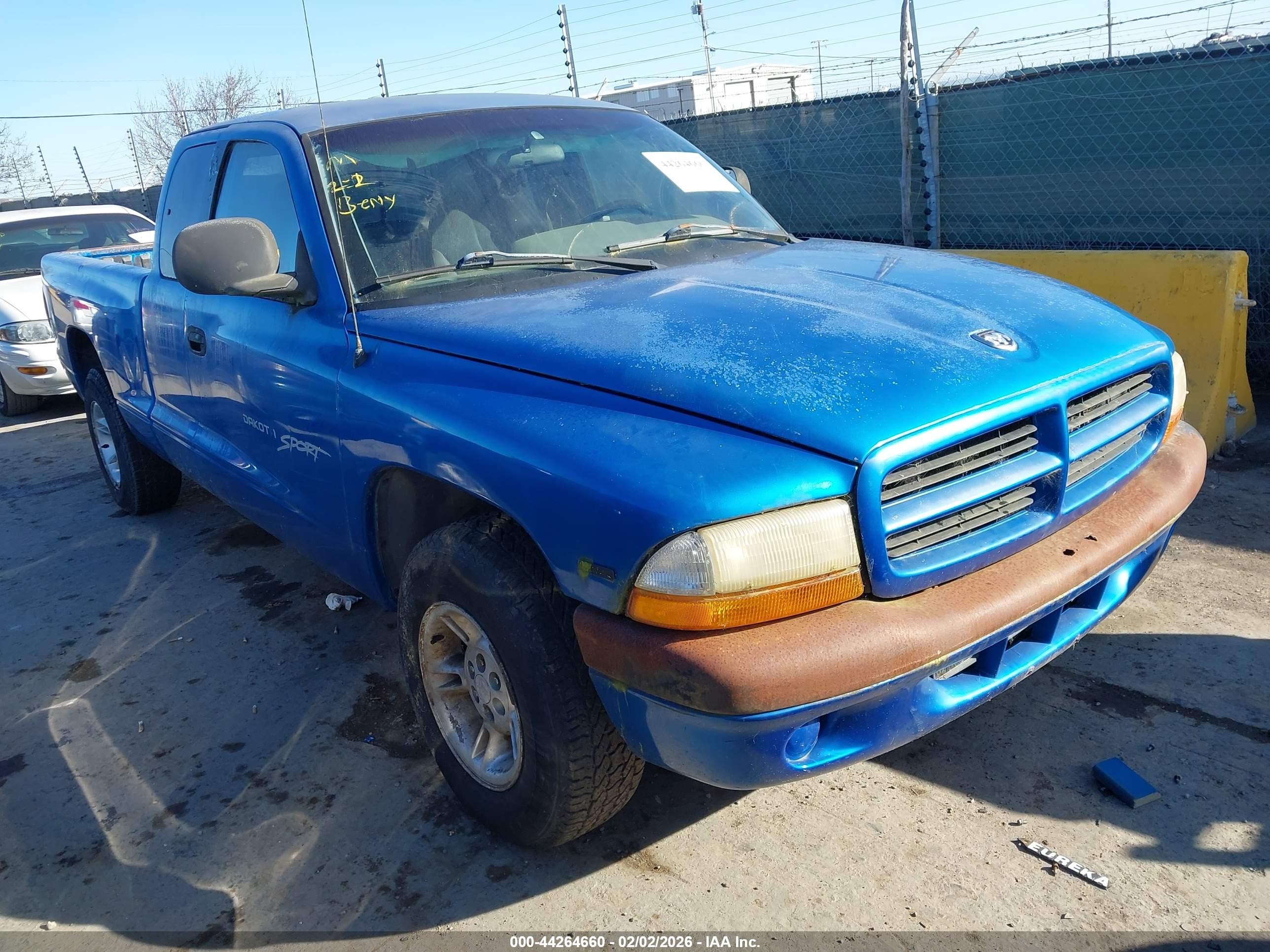1998 Dodge Dakota Slt/sport Blue vin: 1B7FL22PXWS553954