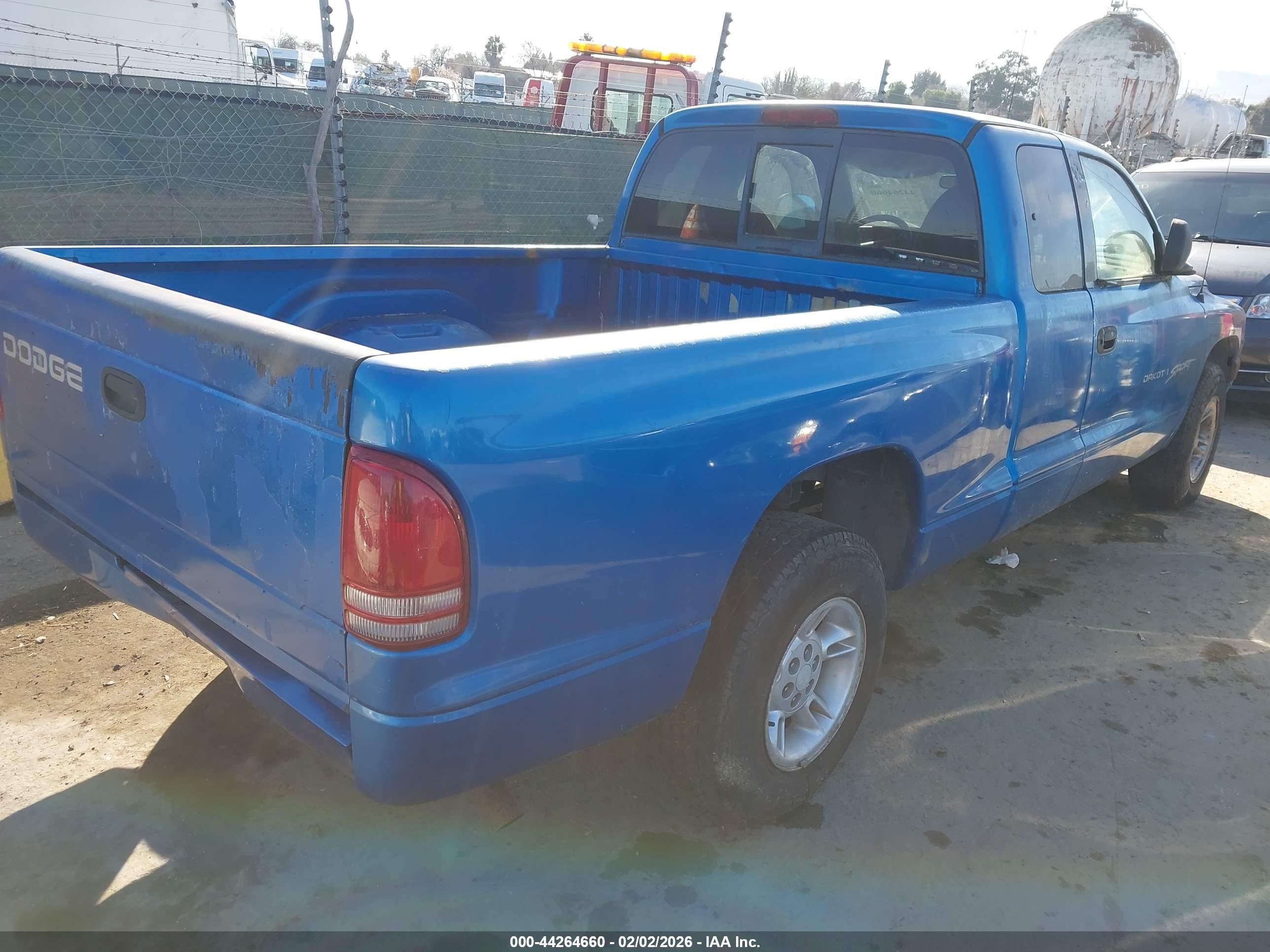 1998 Dodge Dakota Slt/sport Blue vin: 1B7FL22PXWS553954