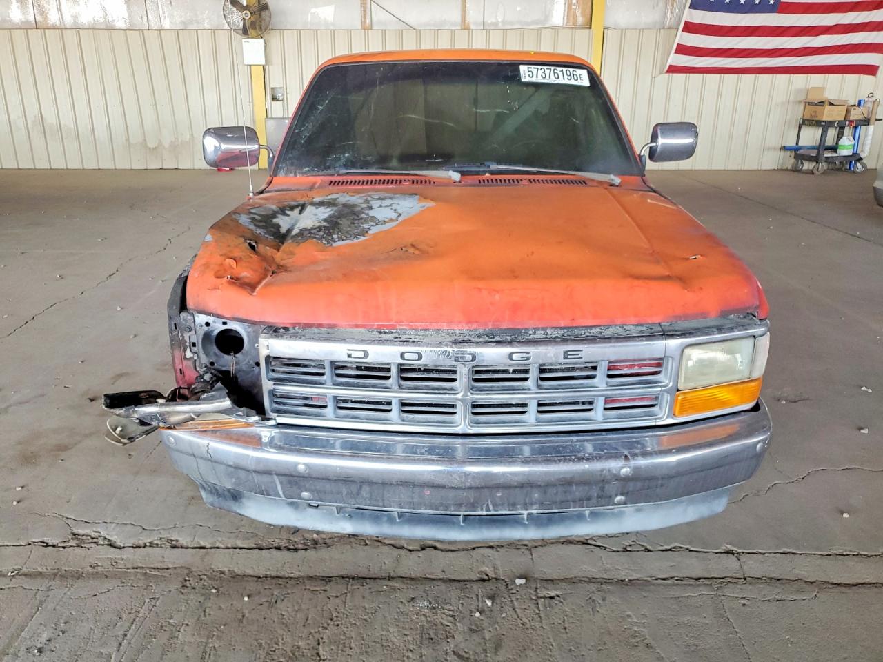 1993 Dodge Dakota Orange vin: 1B7FL23X6PS270502