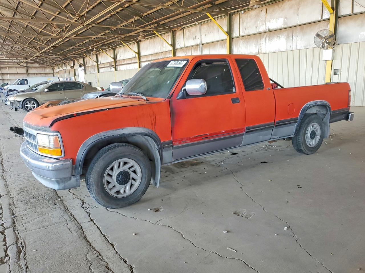 1993 Dodge Dakota Orange vin: 1B7FL23X6PS270502