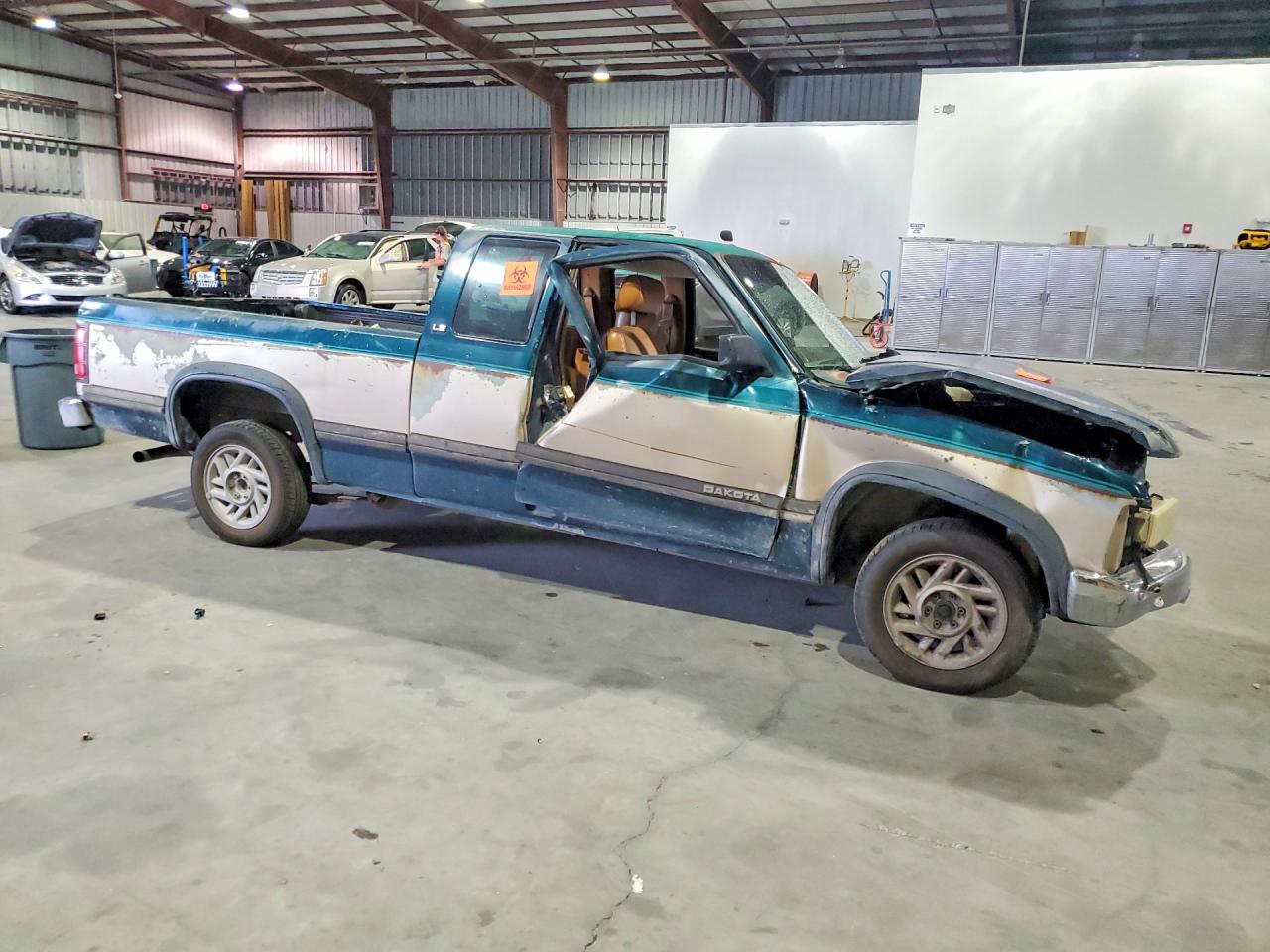 1993 Dodge Dakota Green vin: 1B7FL23X8PS191686