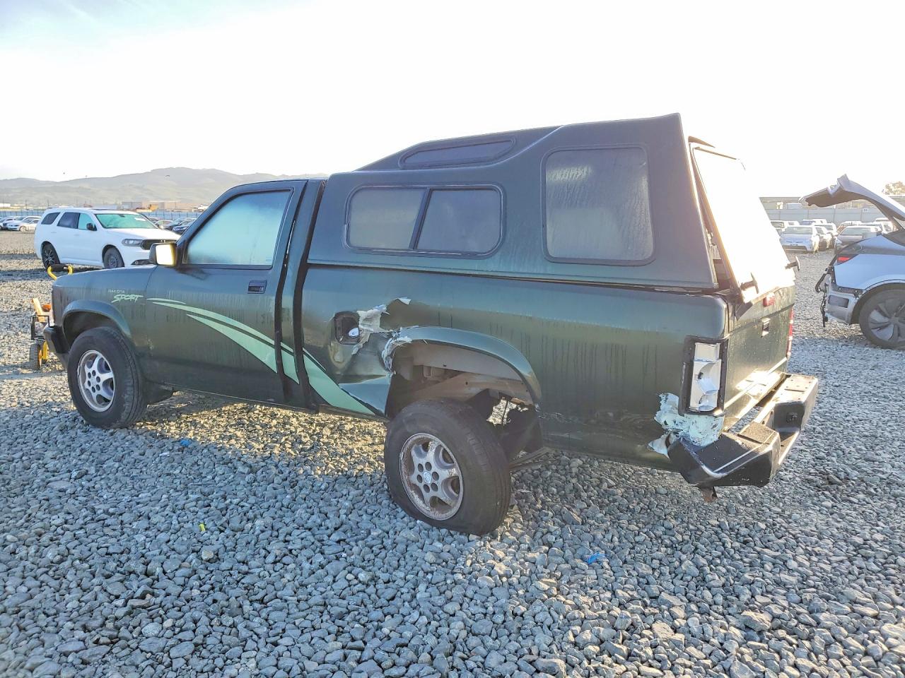 1996 Dodge Dakota Green vin: 1B7FL26P4TS668300