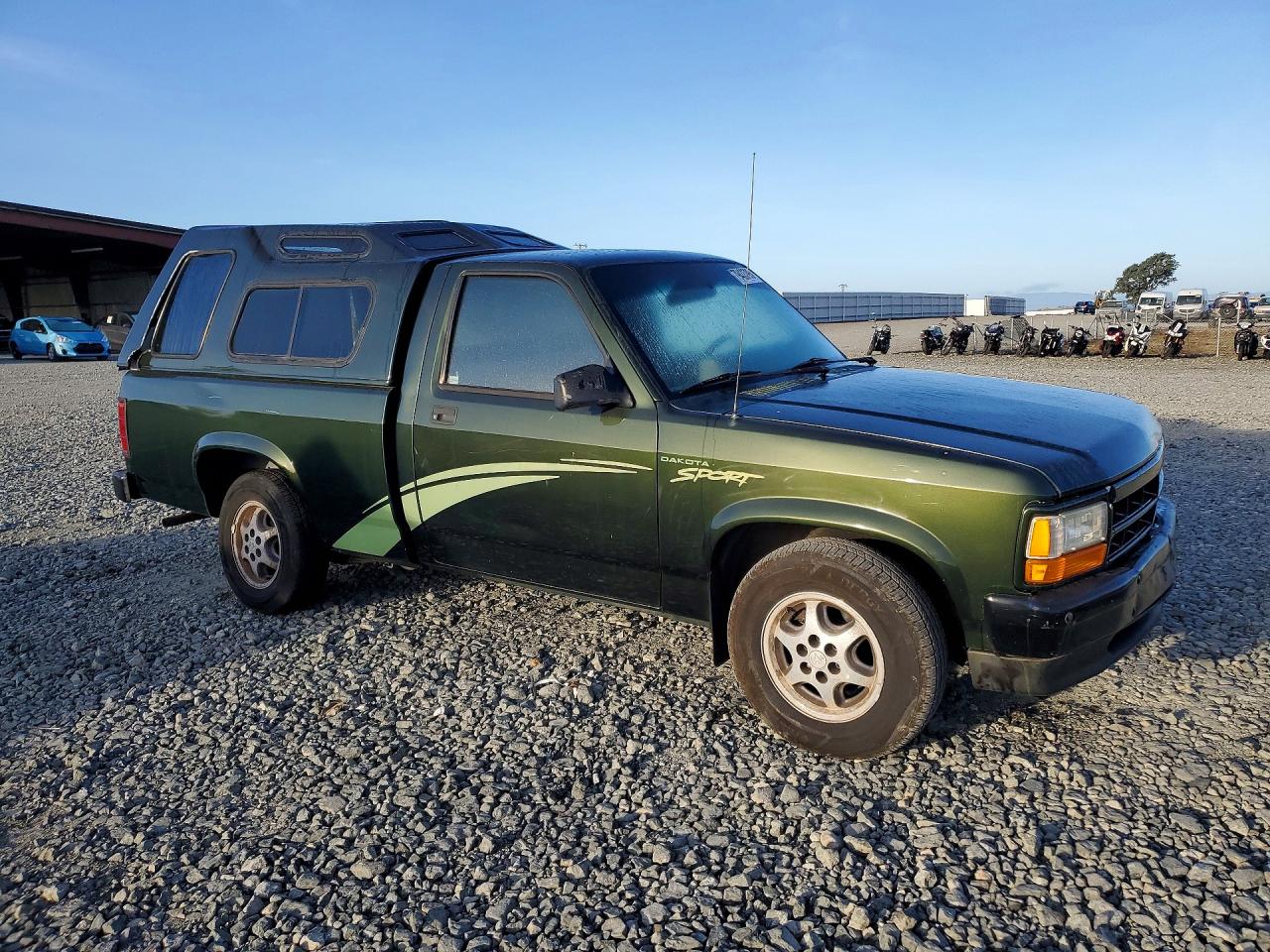 1996 Dodge Dakota Green vin: 1B7FL26P4TS668300