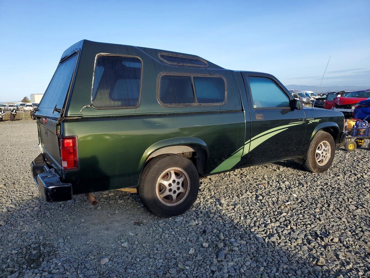1996 Dodge Dakota Green vin: 1B7FL26P4TS668300