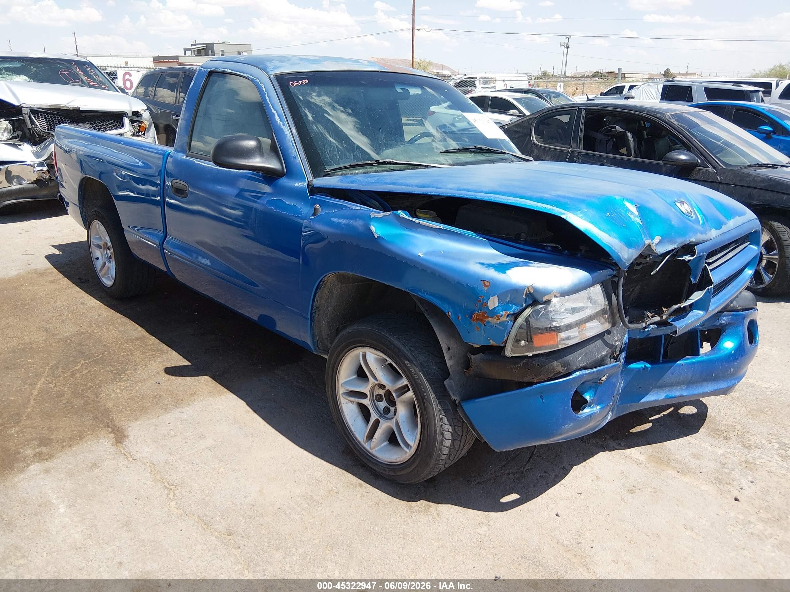 1999 Dodge Dakota Sport Blue vin: 1B7FL26PXXS251625