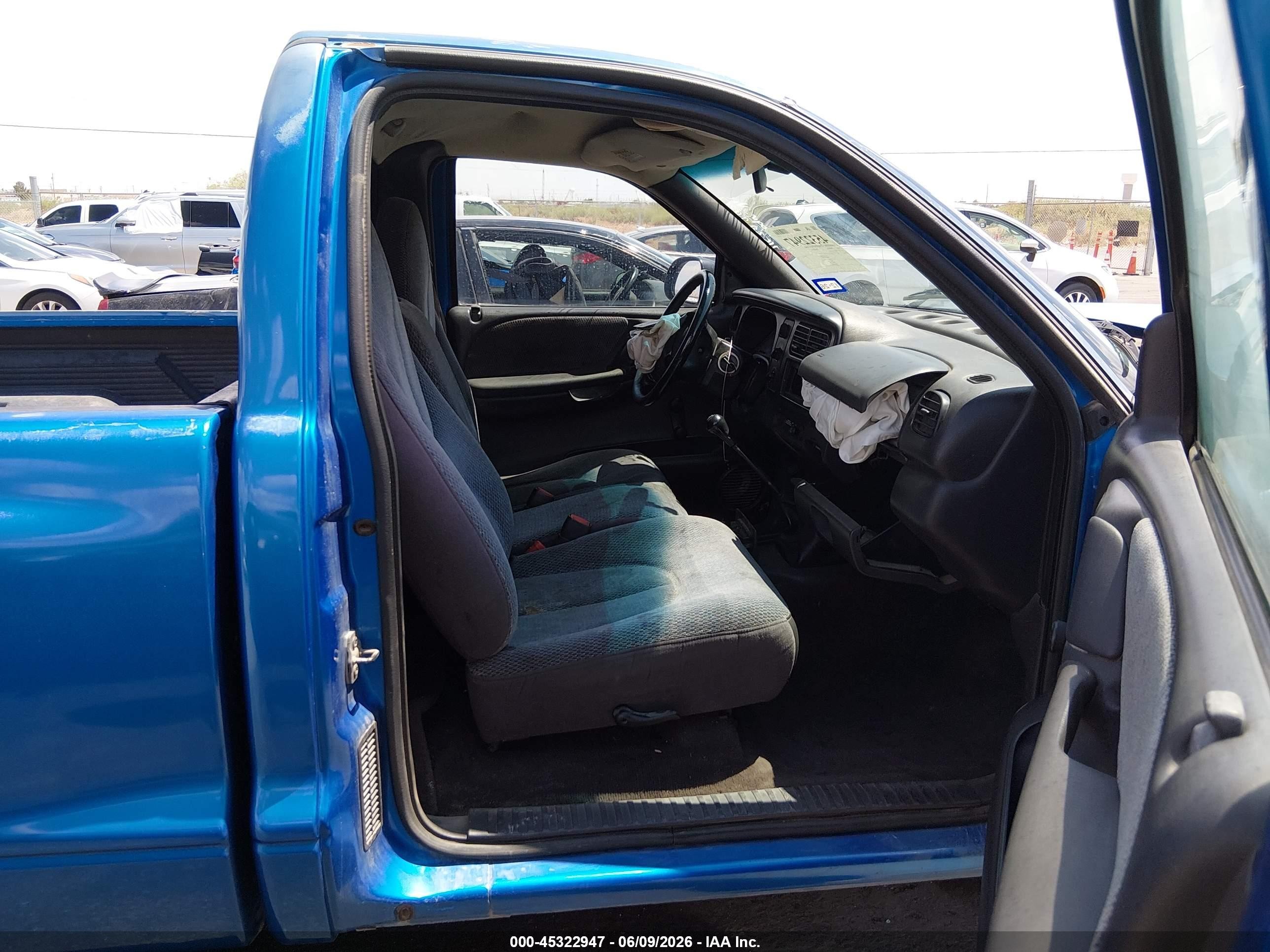 1999 Dodge Dakota Sport Синий vin: 1B7FL26PXXS251625