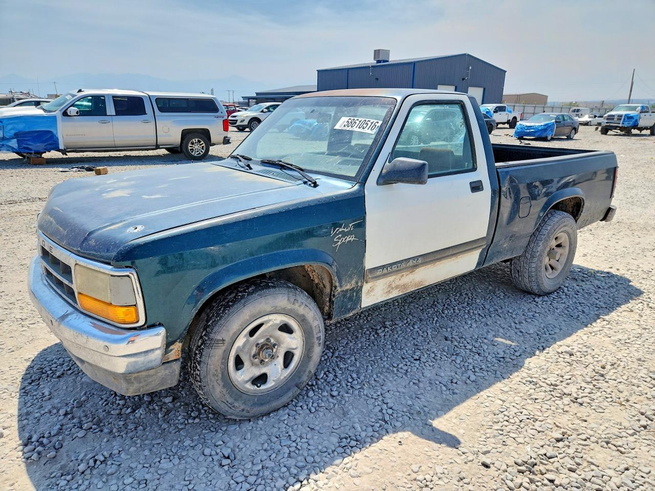 1993 Dodge Dakota Sport Teal vin: 1B7FL26X0PS178376