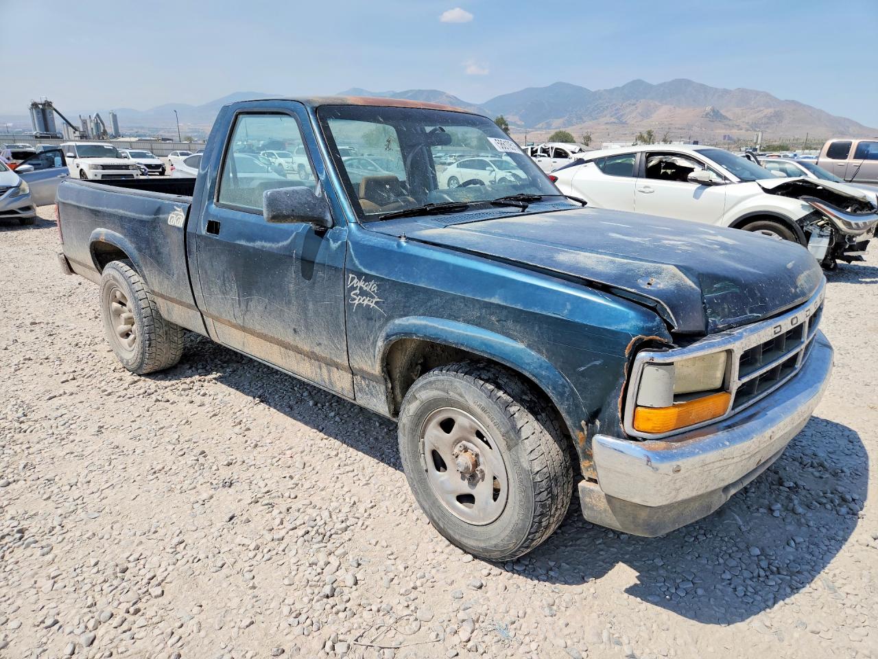 1993 Dodge Dakota Sport Teal vin: 1B7FL26X0PS178376