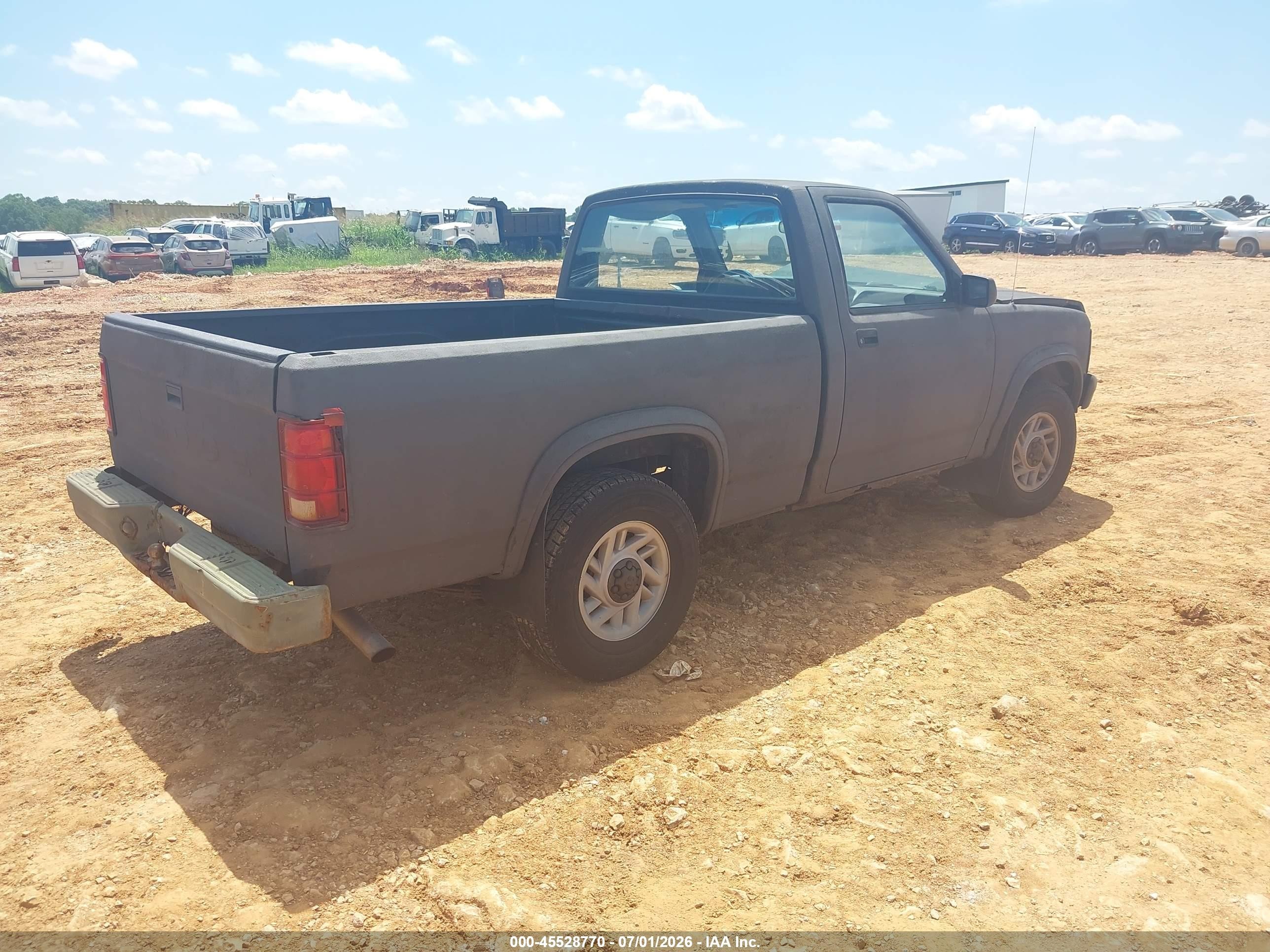1993 Dodge Dakota   Gray vin: 1B7FL26X0PS290210