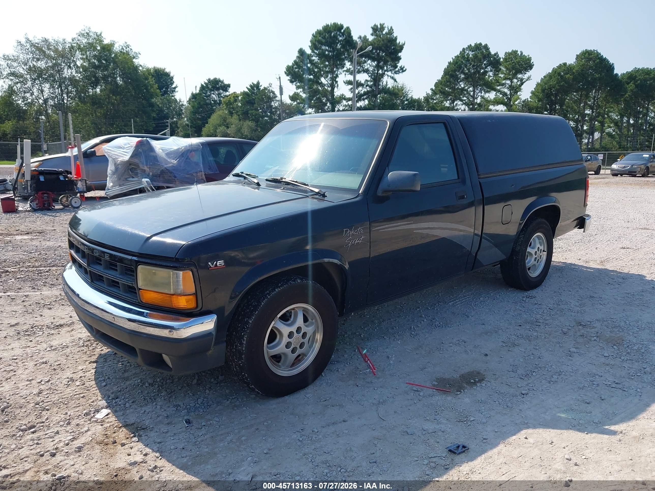 1995 Dodge Dakota   Black vin: 1B7FL26X1SW905686