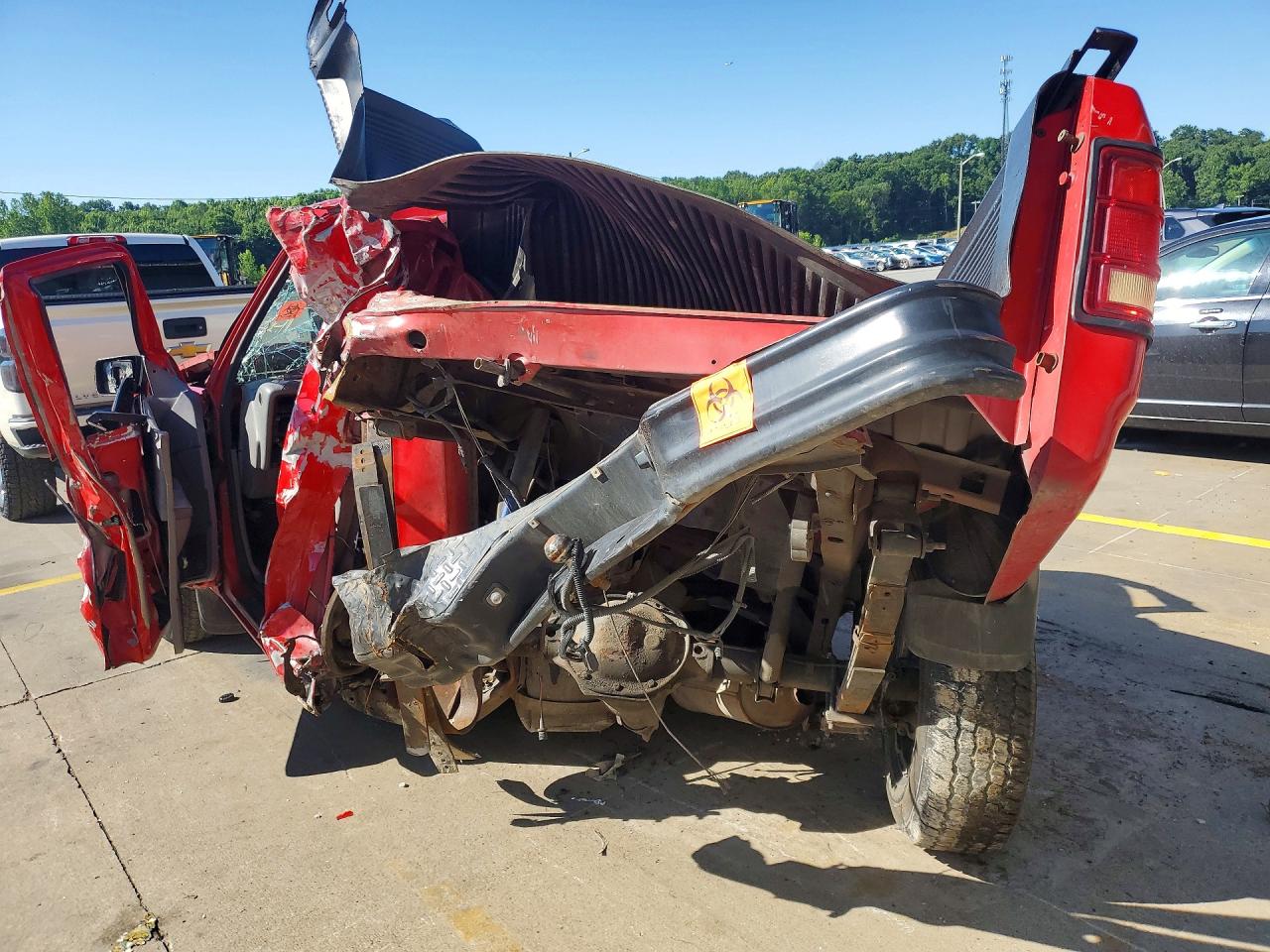 1995 Dodge Dakota Red vin: 1B7FL26X1SW942950