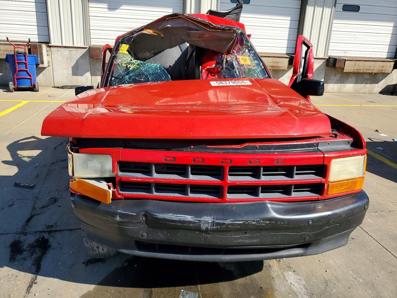 1995 Dodge Dakota Red vin: 1B7FL26X1SW942950