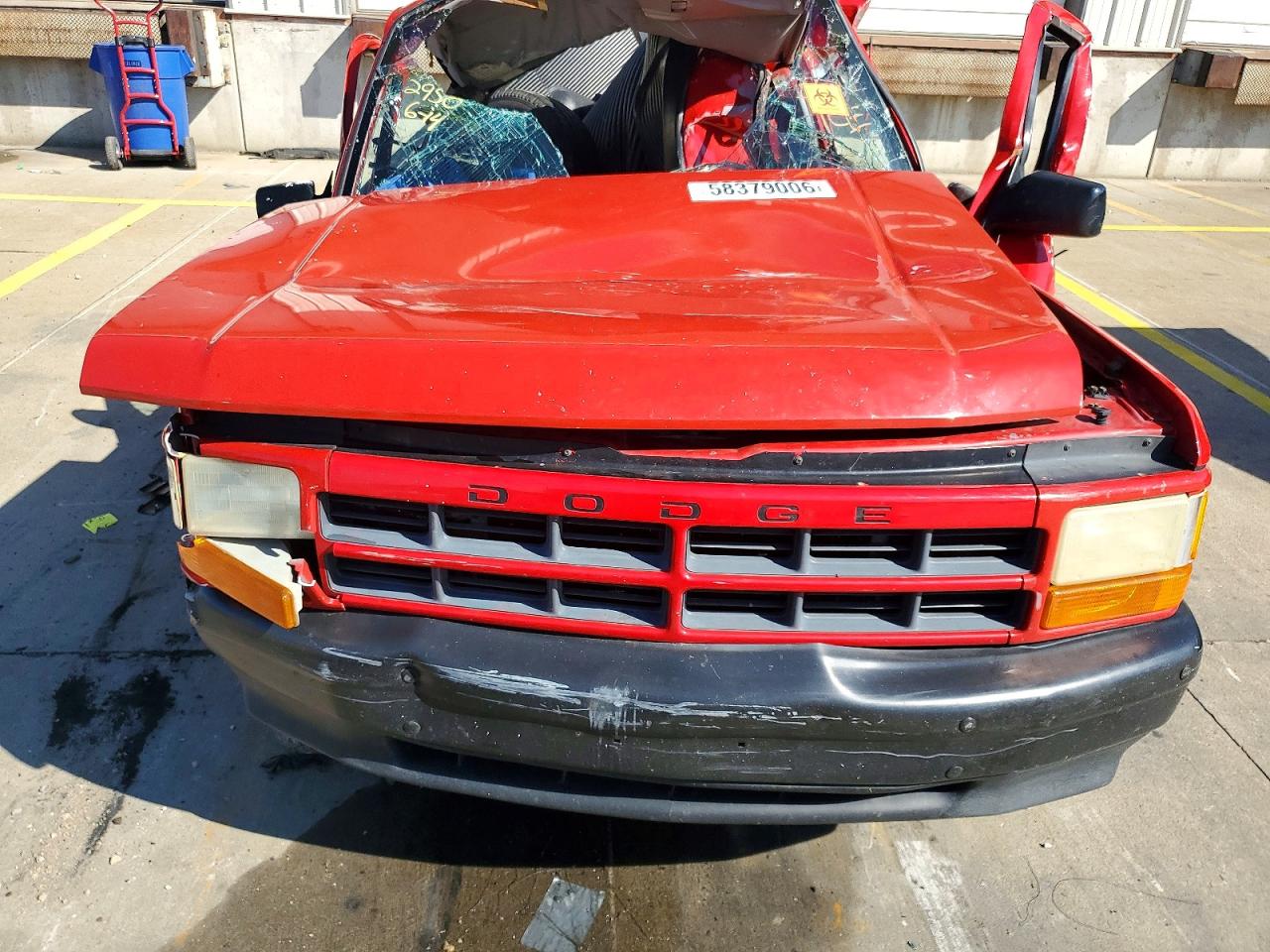 1995 Dodge Dakota Red vin: 1B7FL26X1SW942950