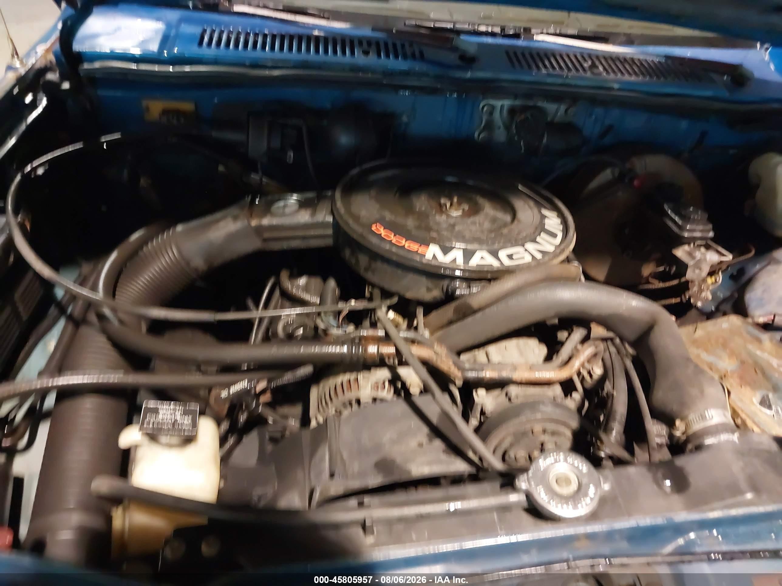 1993 Dodge Dakota Blue vin: 1B7FL26X2PS266989