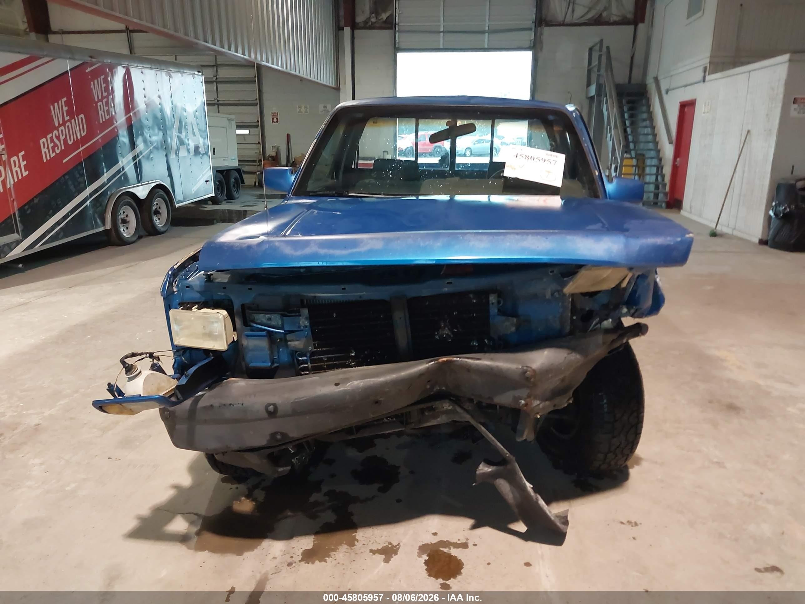 1993 Dodge Dakota Blue vin: 1B7FL26X2PS266989