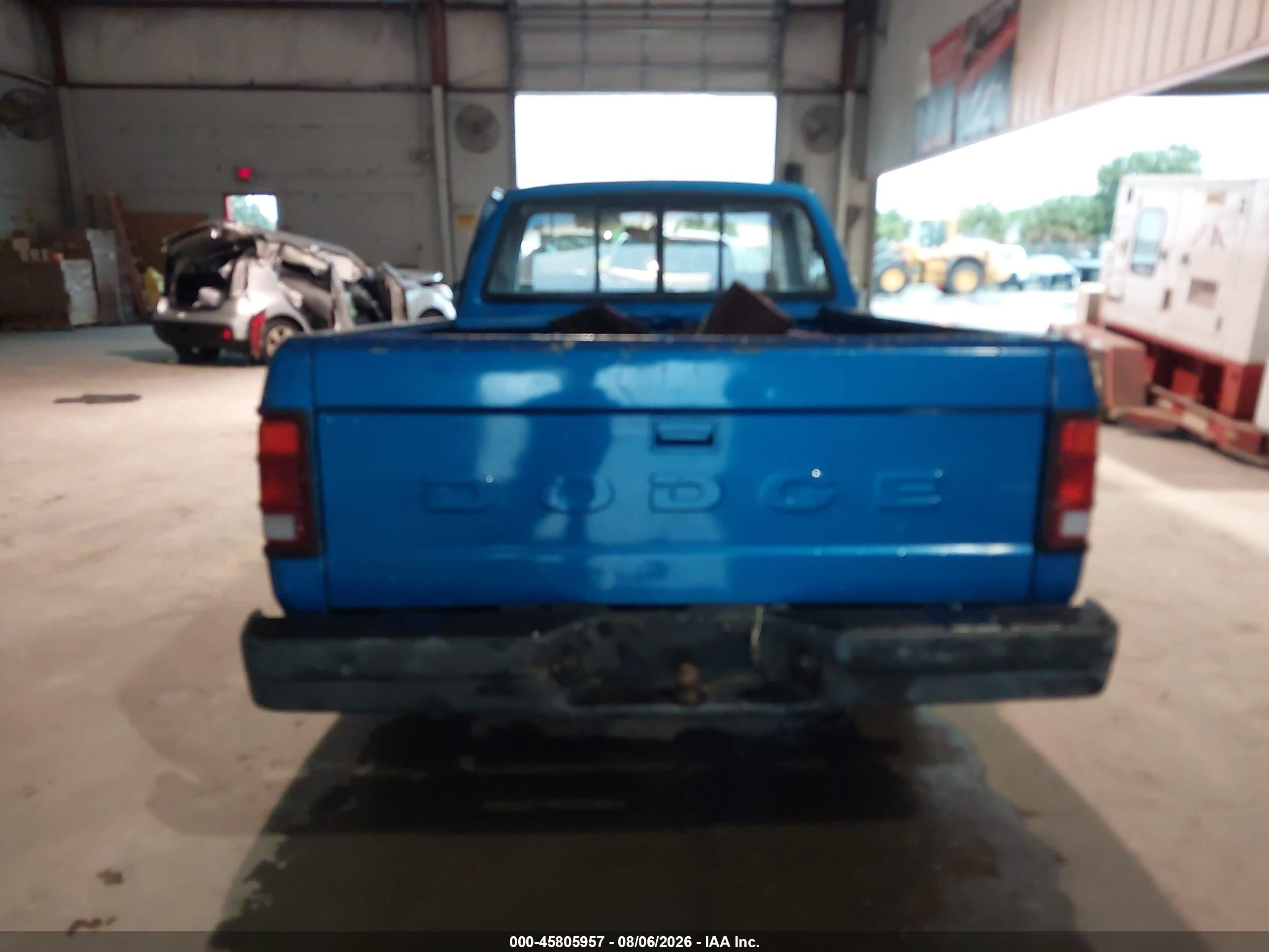 1993 Dodge Dakota Blue vin: 1B7FL26X2PS266989