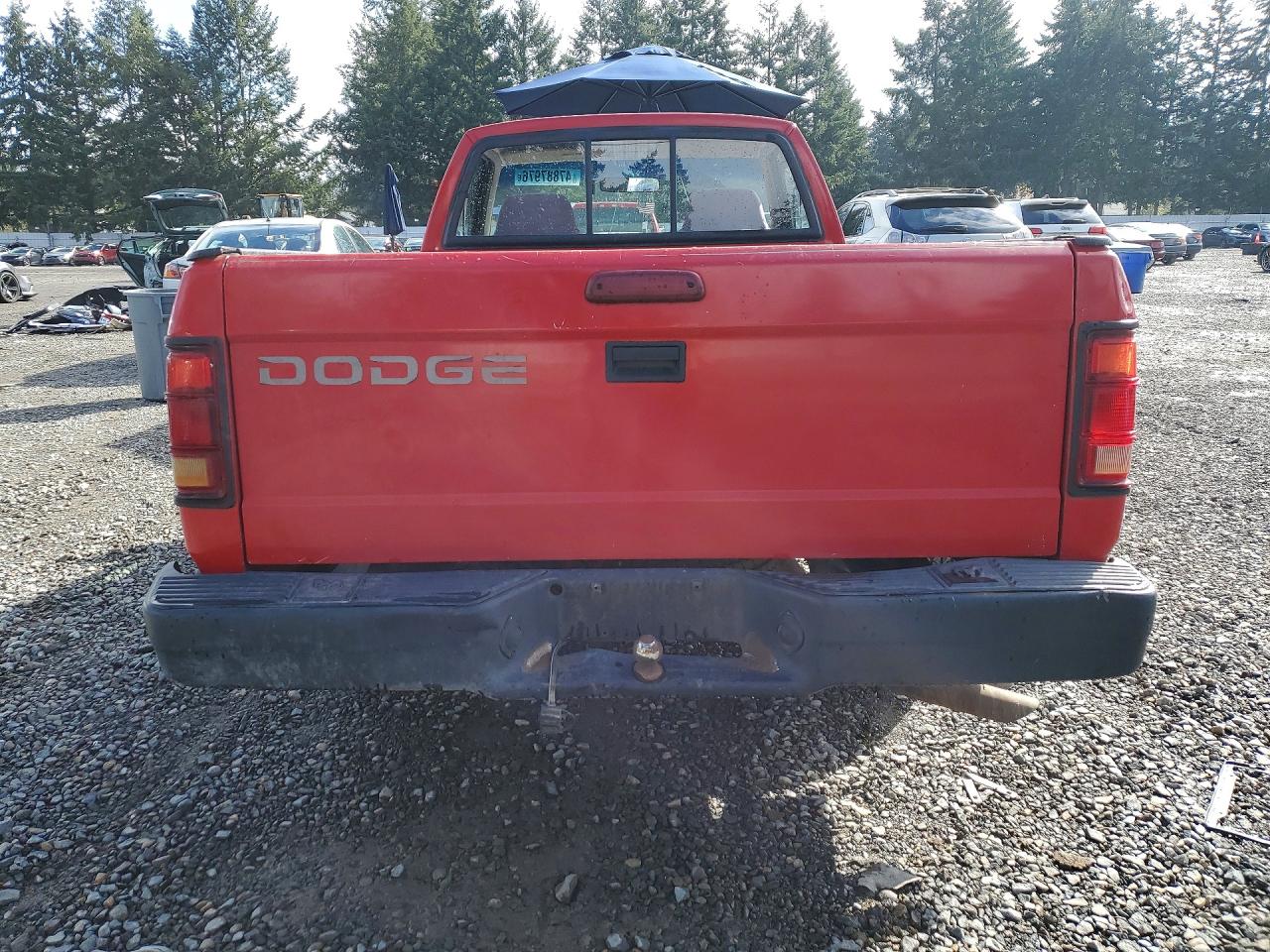 1995 Dodge Dakota Red vin: 1B7FL26X2SW934906