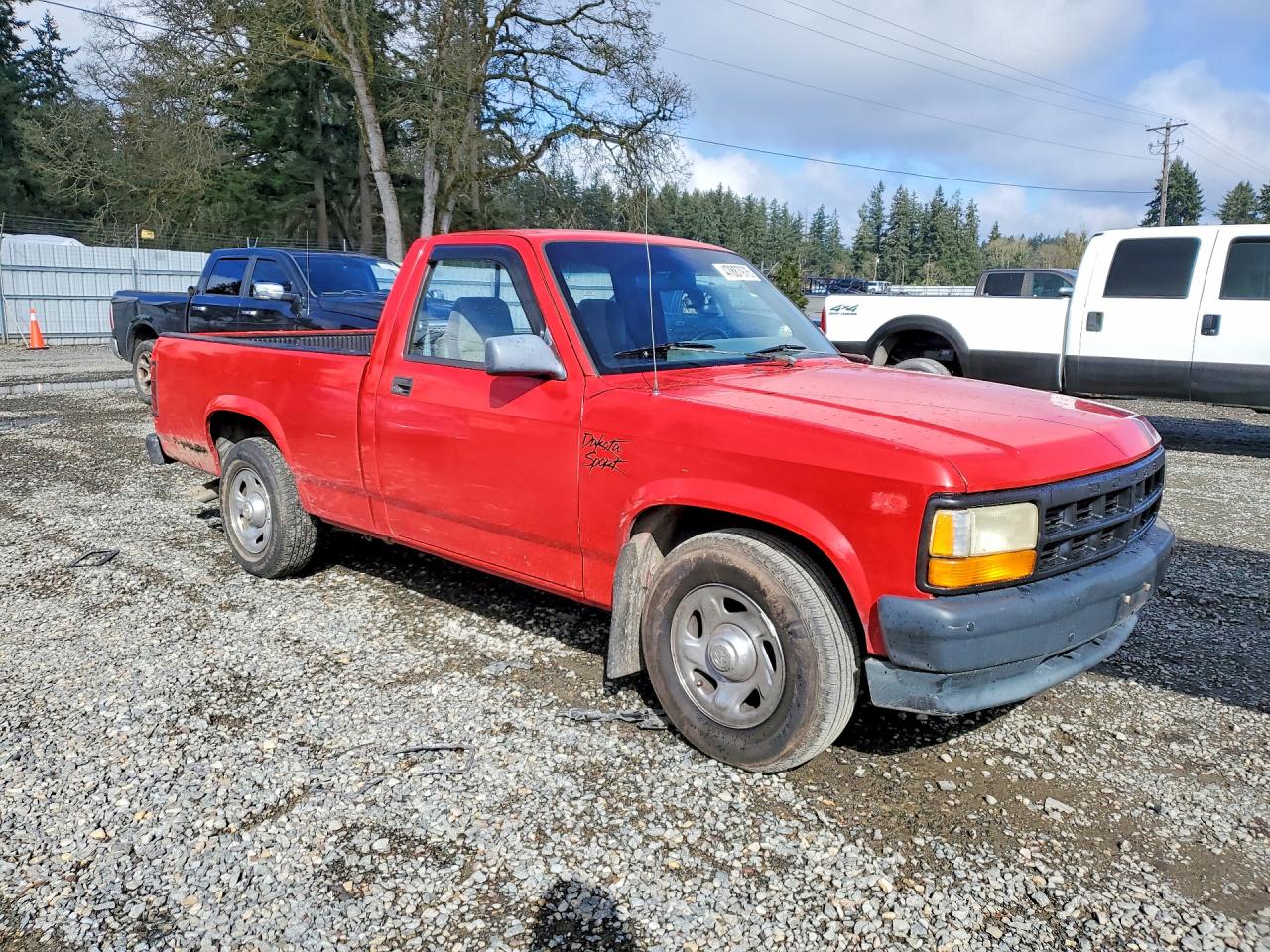 1995 Dodge Dakota Red vin: 1B7FL26X2SW934906