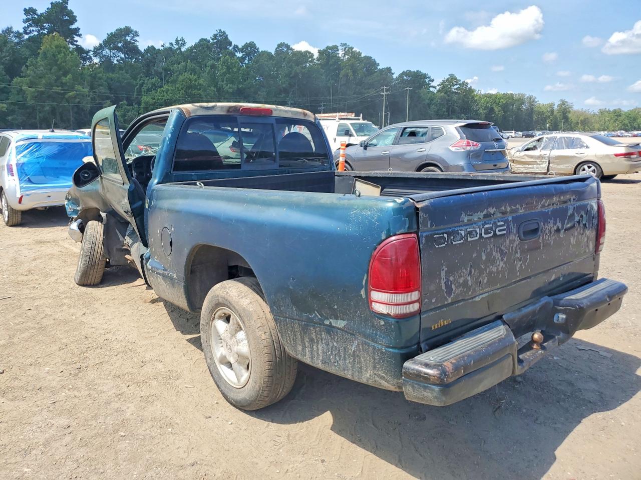 1997 Dodge Dakota Green vin: 1B7FL26X2VS232936