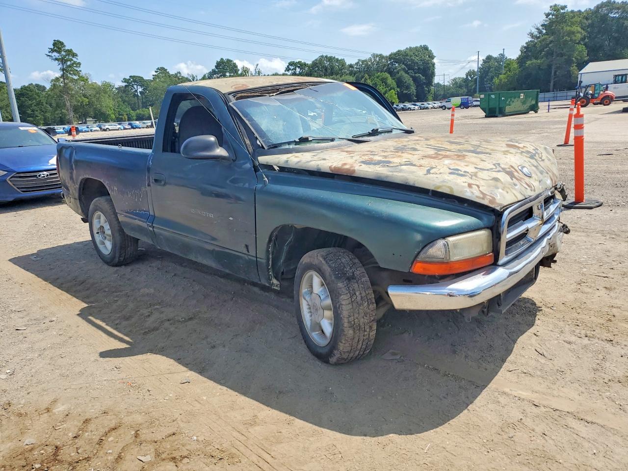 1997 Dodge Dakota Green vin: 1B7FL26X2VS232936