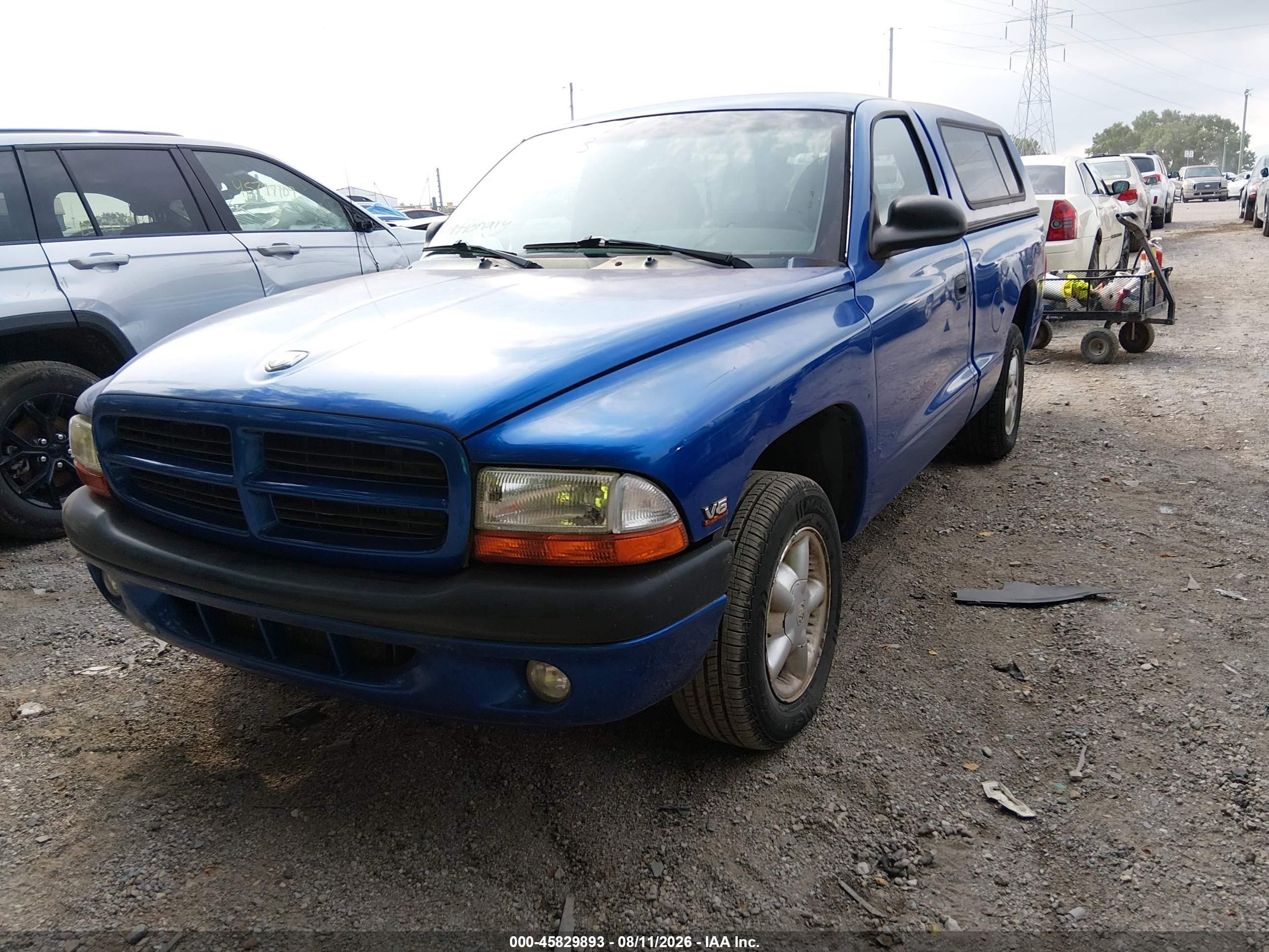 1999 Dodge Dakota Slt/sport Blue vin: 1B7FL26X2Xs258181