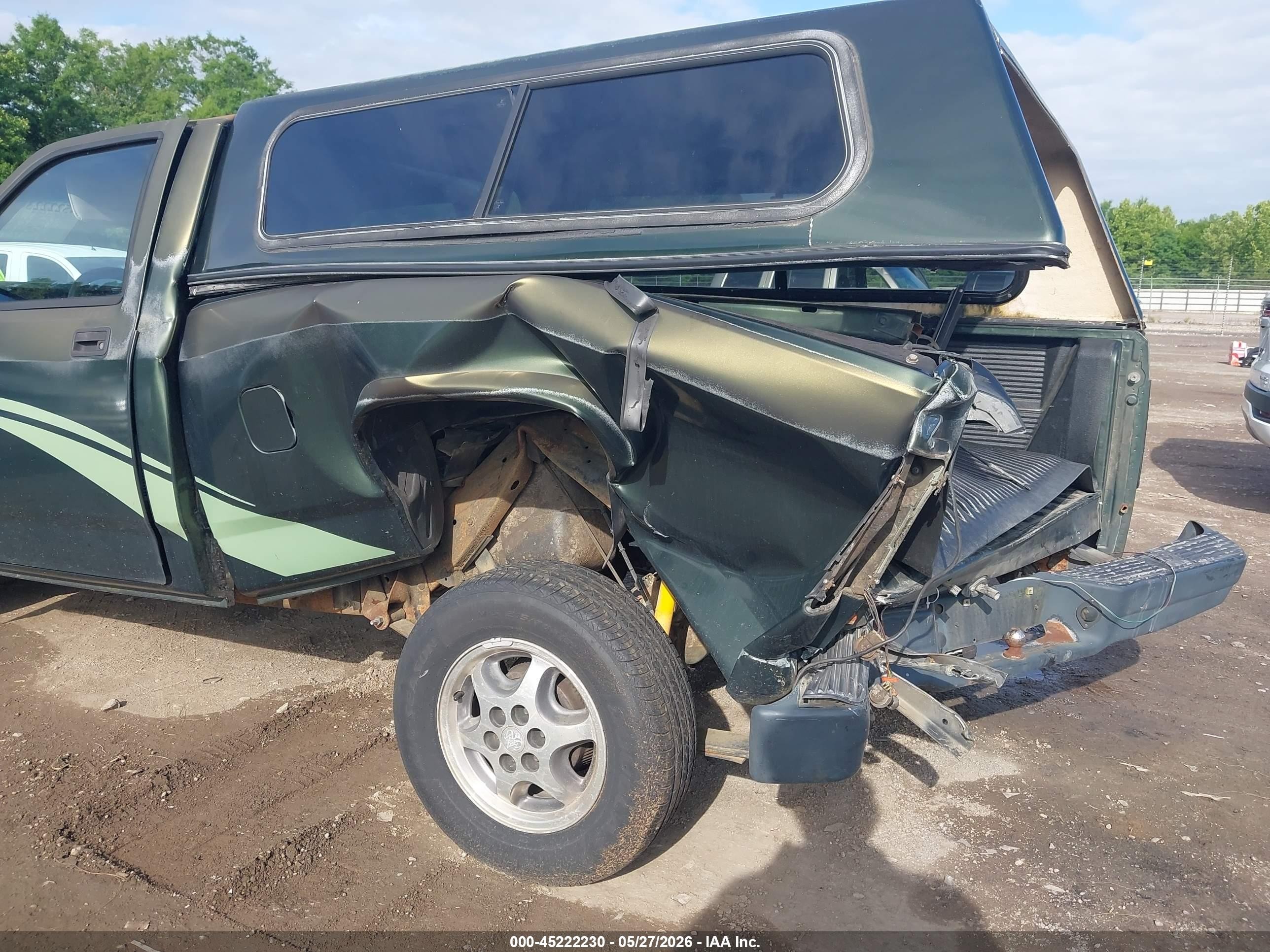 1996 Dodge Dakota   Green vin: 1B7FL26X3TW707791