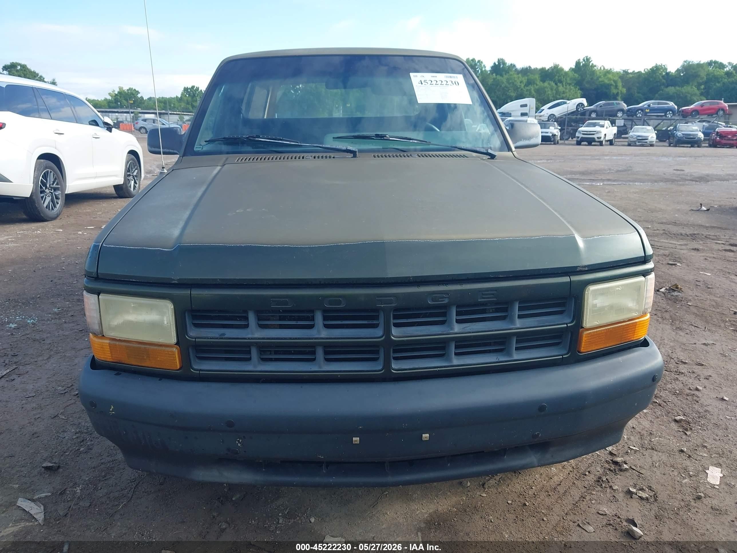 1996 Dodge Dakota   Green vin: 1B7FL26X3TW707791