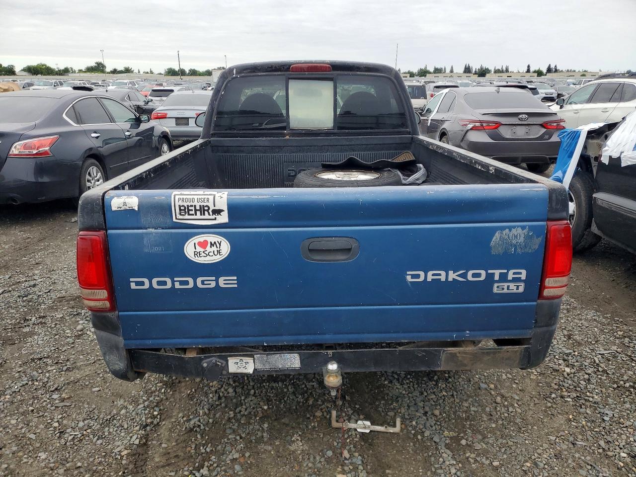 1997 Dodge Dakota Black vin: 1B7FL26X4VS252332