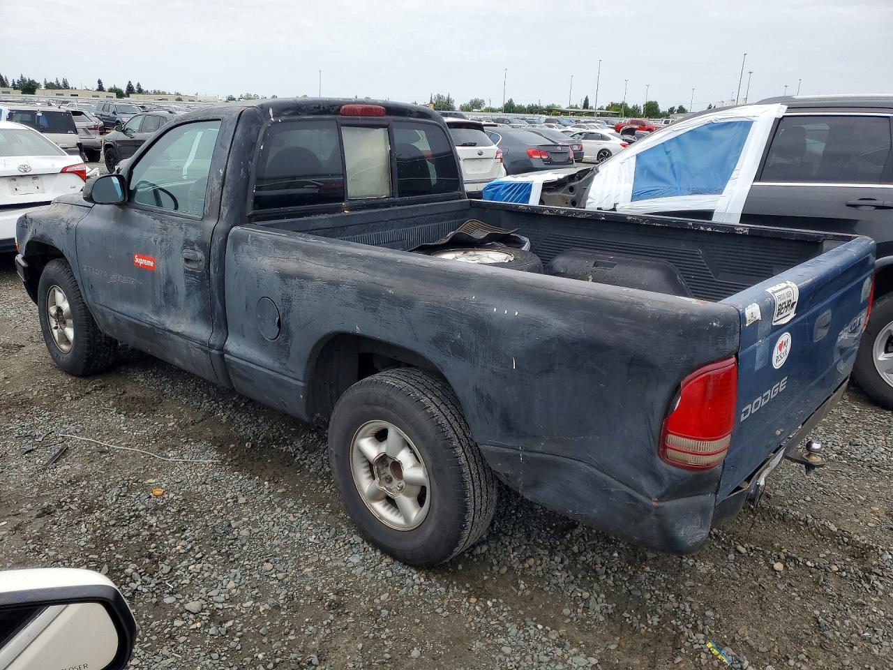 1997 Dodge Dakota Black vin: 1B7FL26X4VS252332
