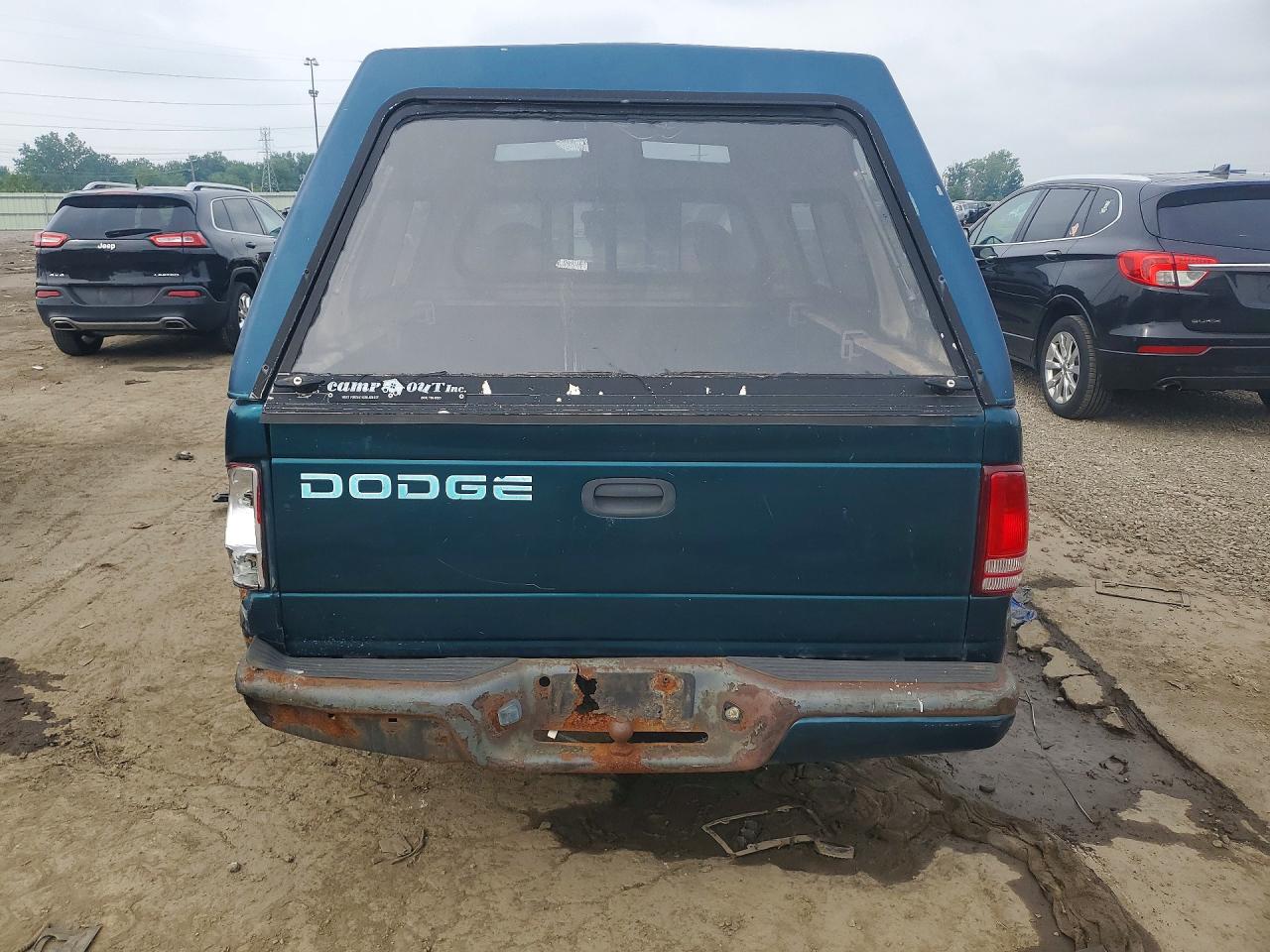 1998 Dodge Dakota Green vin: 1B7FL26X4WS766389
