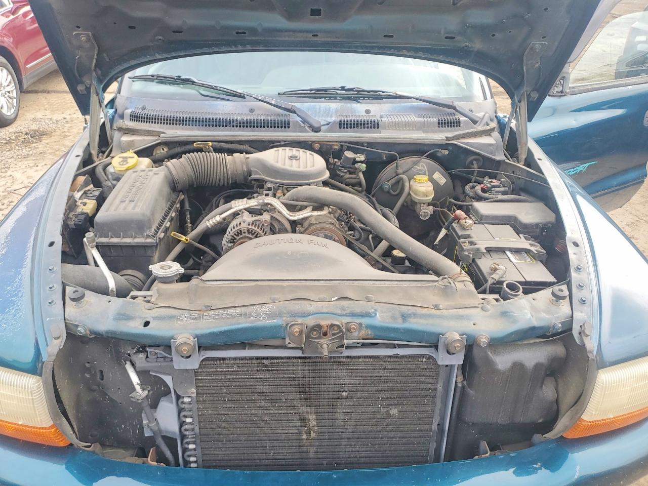 1998 Dodge Dakota Green vin: 1B7FL26X4WS766389